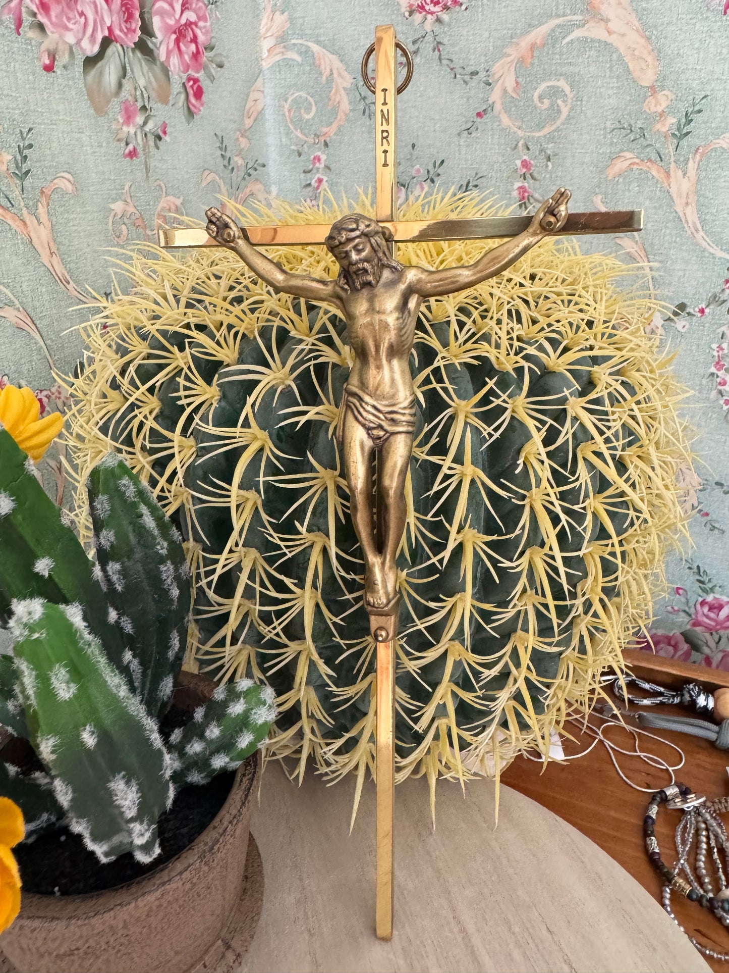Gold Colored Crucifix