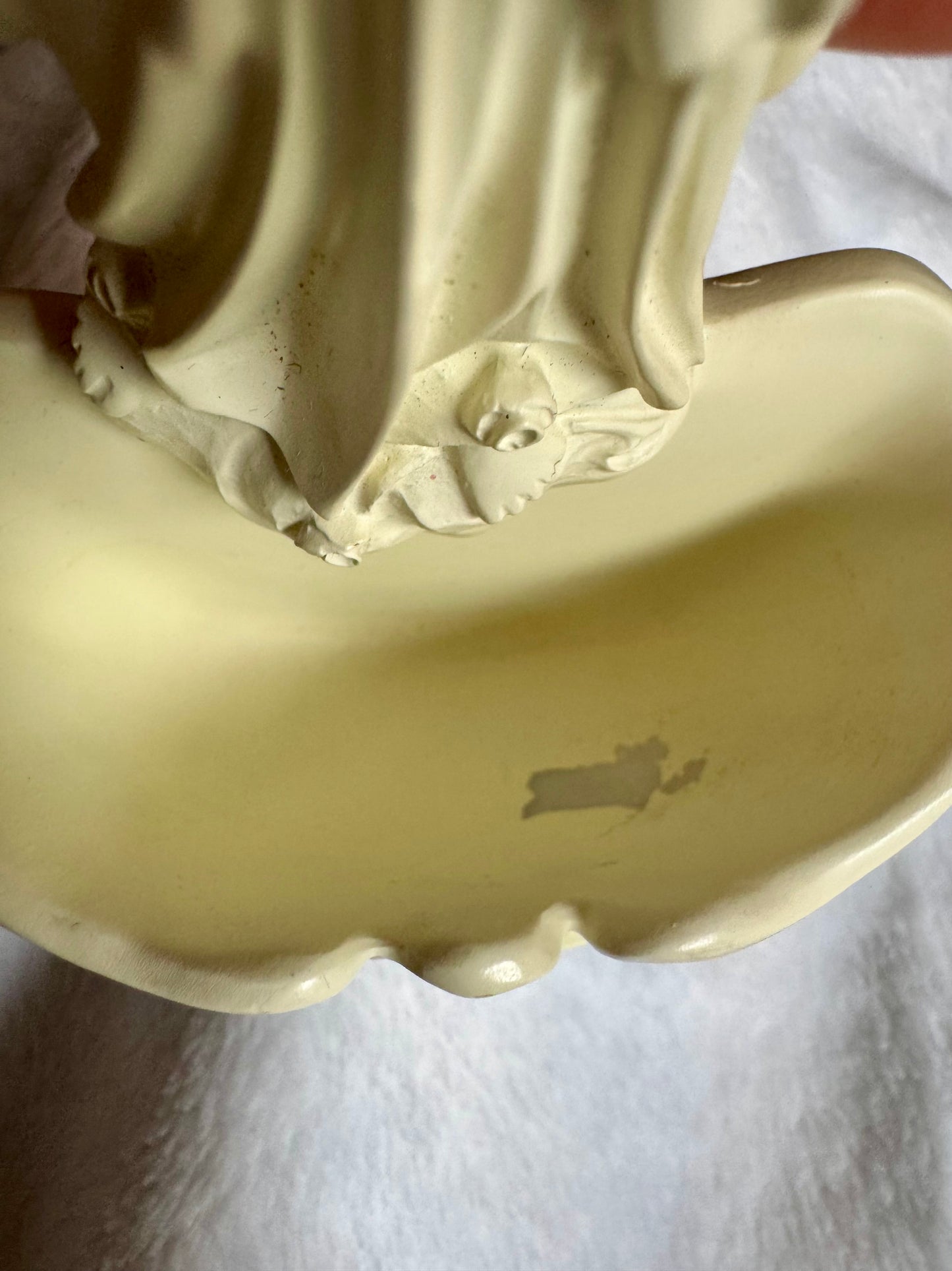 Vintage Mother Mary Holy Water Font