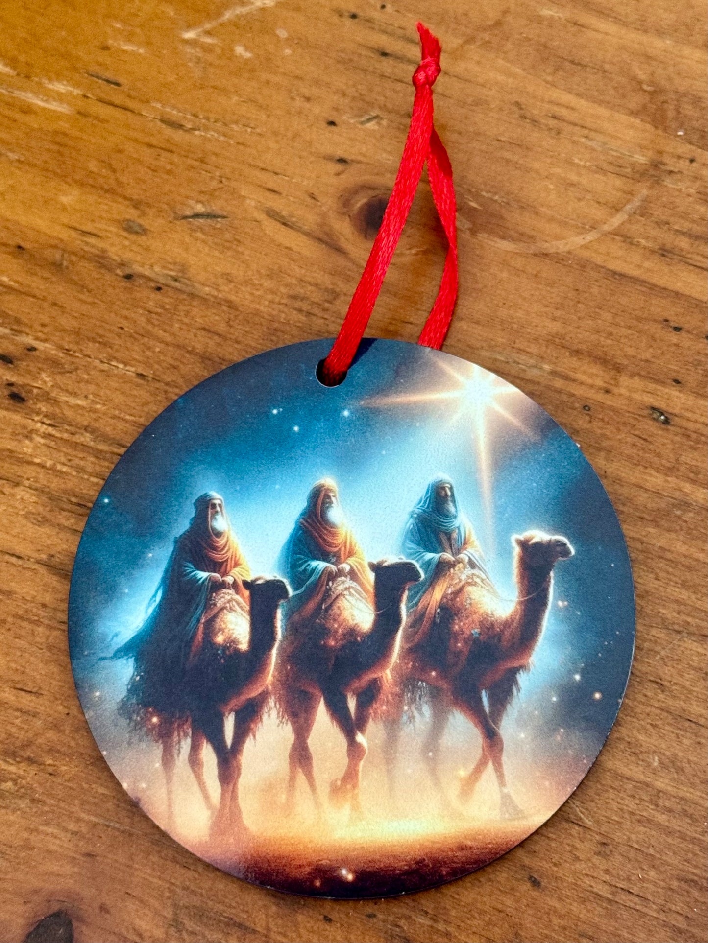 Handmade 3-Inch Double-Sided Christmas Ornaments