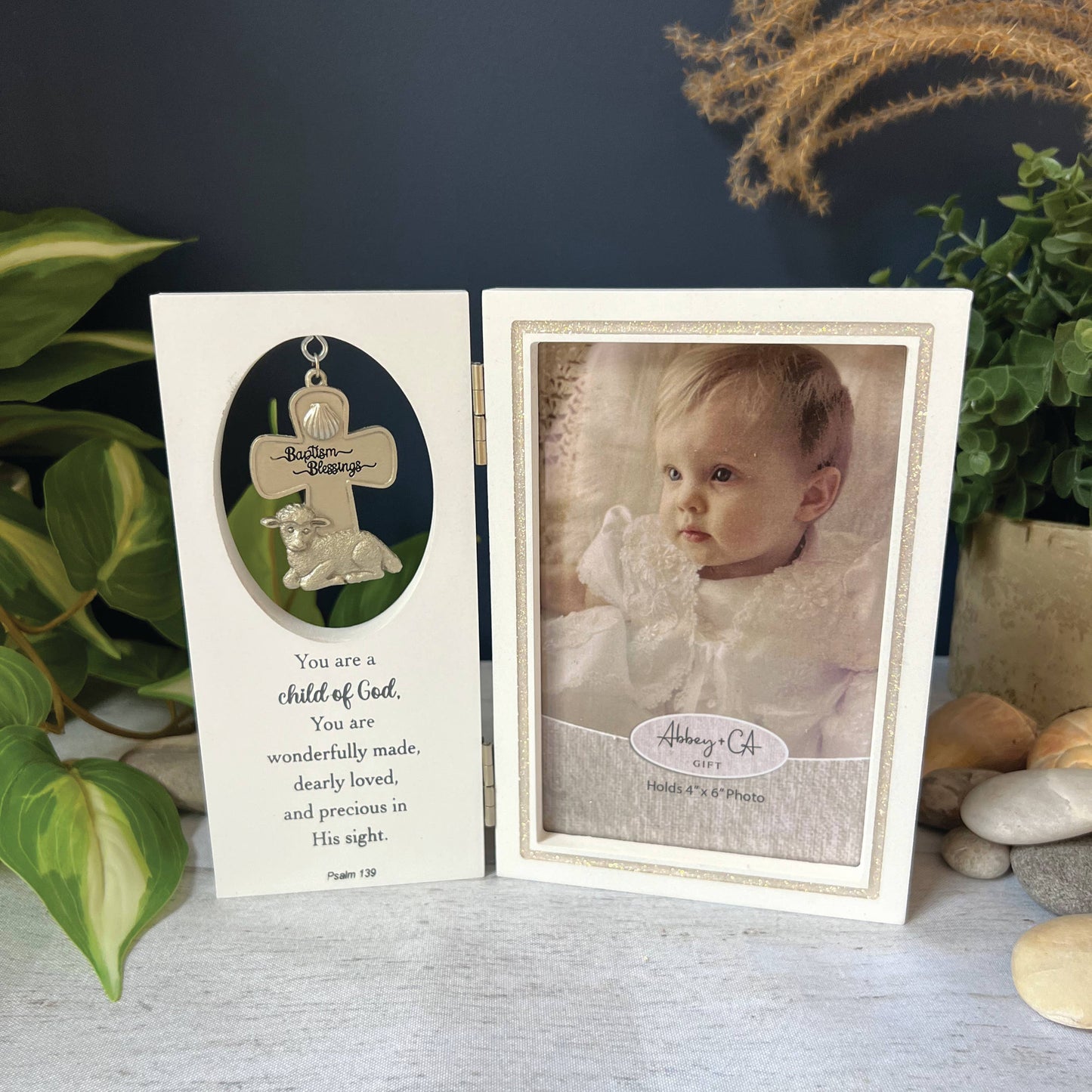 Catholic Baptism Picture Frame – Baby Baptism Keepsake Gift