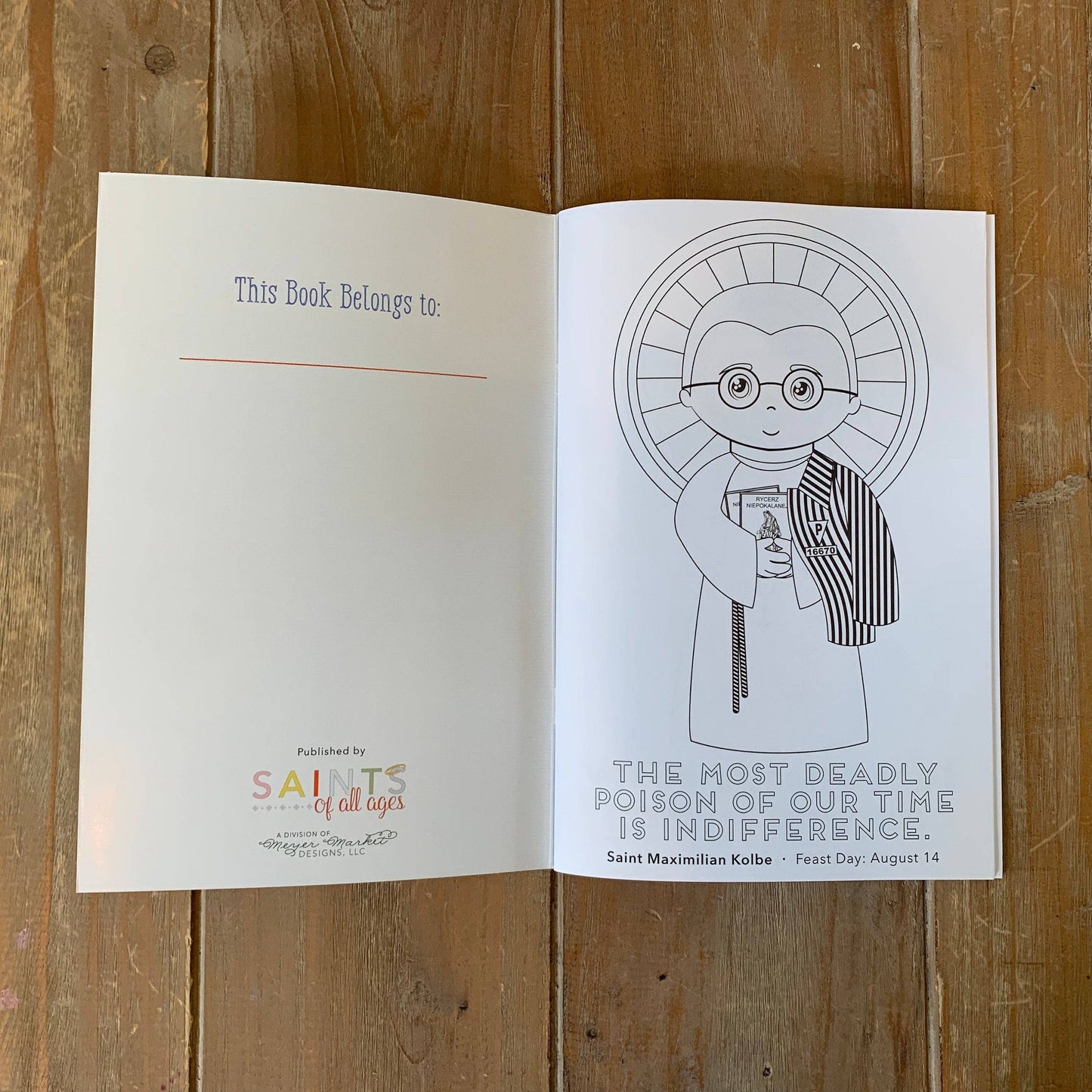 Saints Coloring Book – A Fun and Faith-Filled Way to Engage Little Ones!