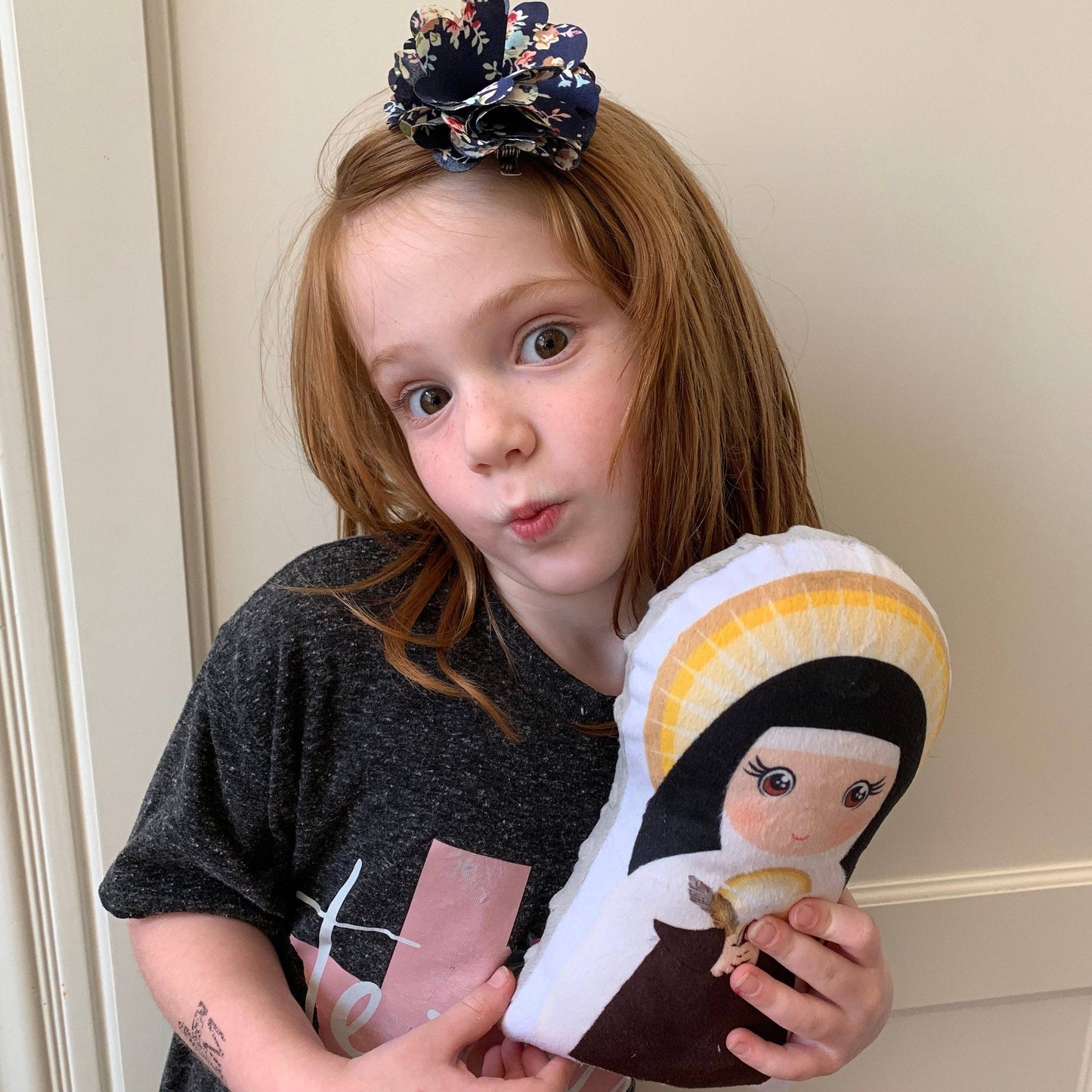 Adorable Saint Theresa of Avila Plush Doll – Soft, Cuddly, and Full of Faith!
