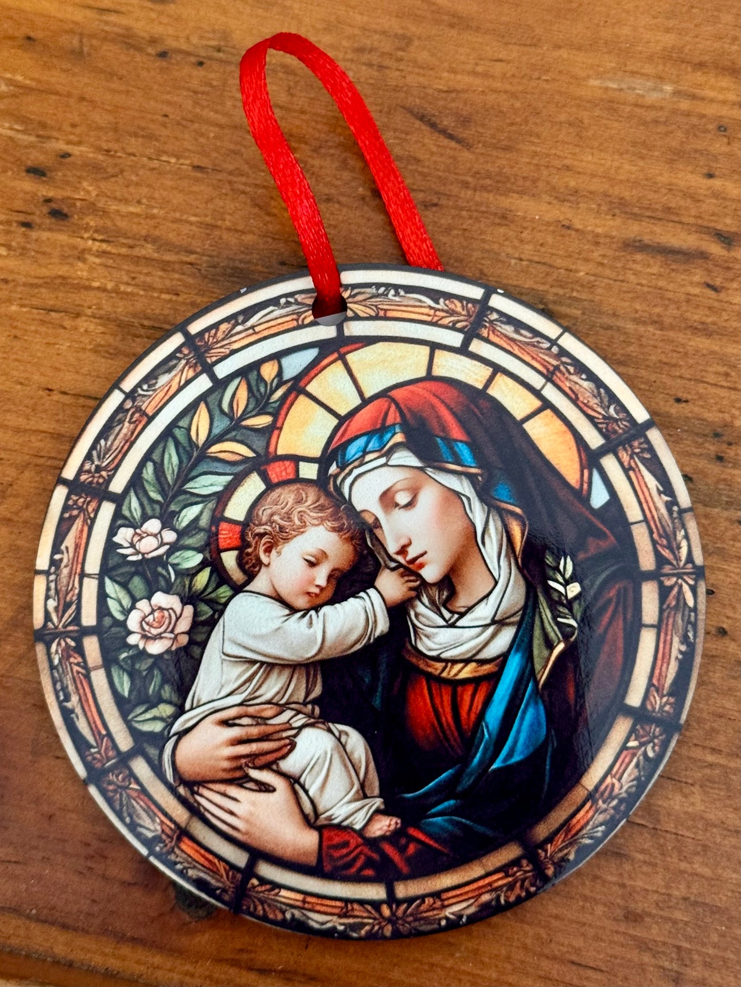 Handmade 3-Inch Double-Sided Christmas Ornaments