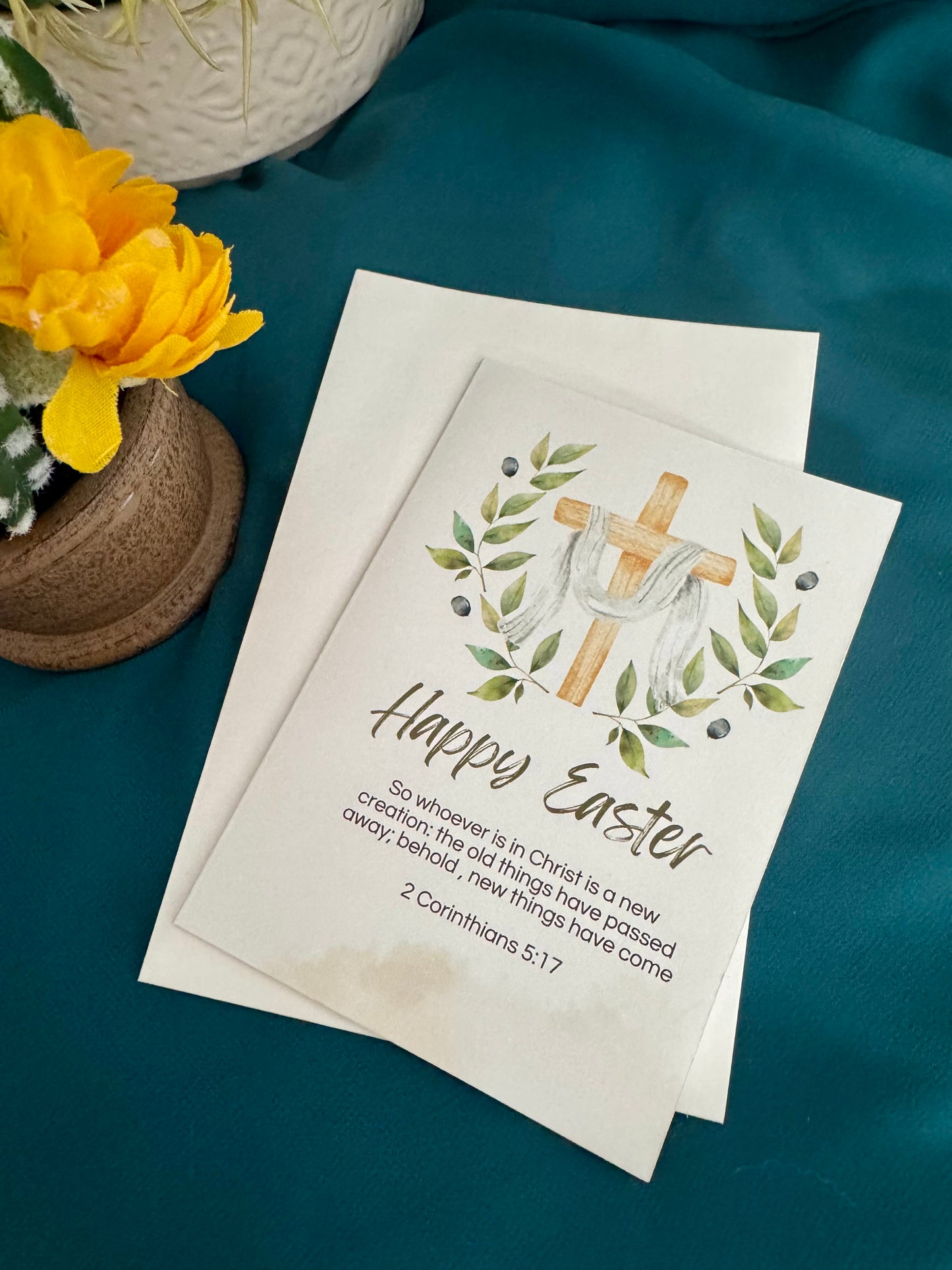 Easter Greeting Card – 2 Corinthians 5:15