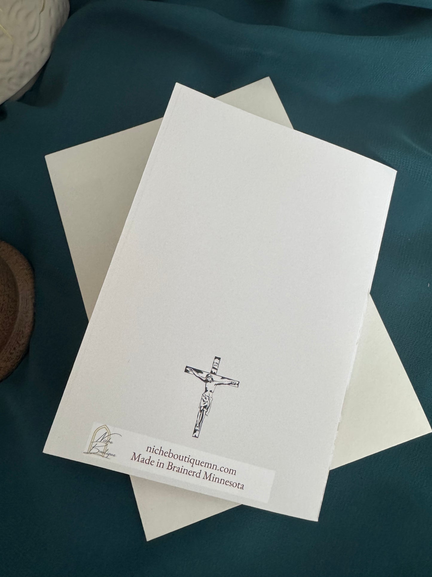 Handmade Floral Easter Card – “He Has Risen”