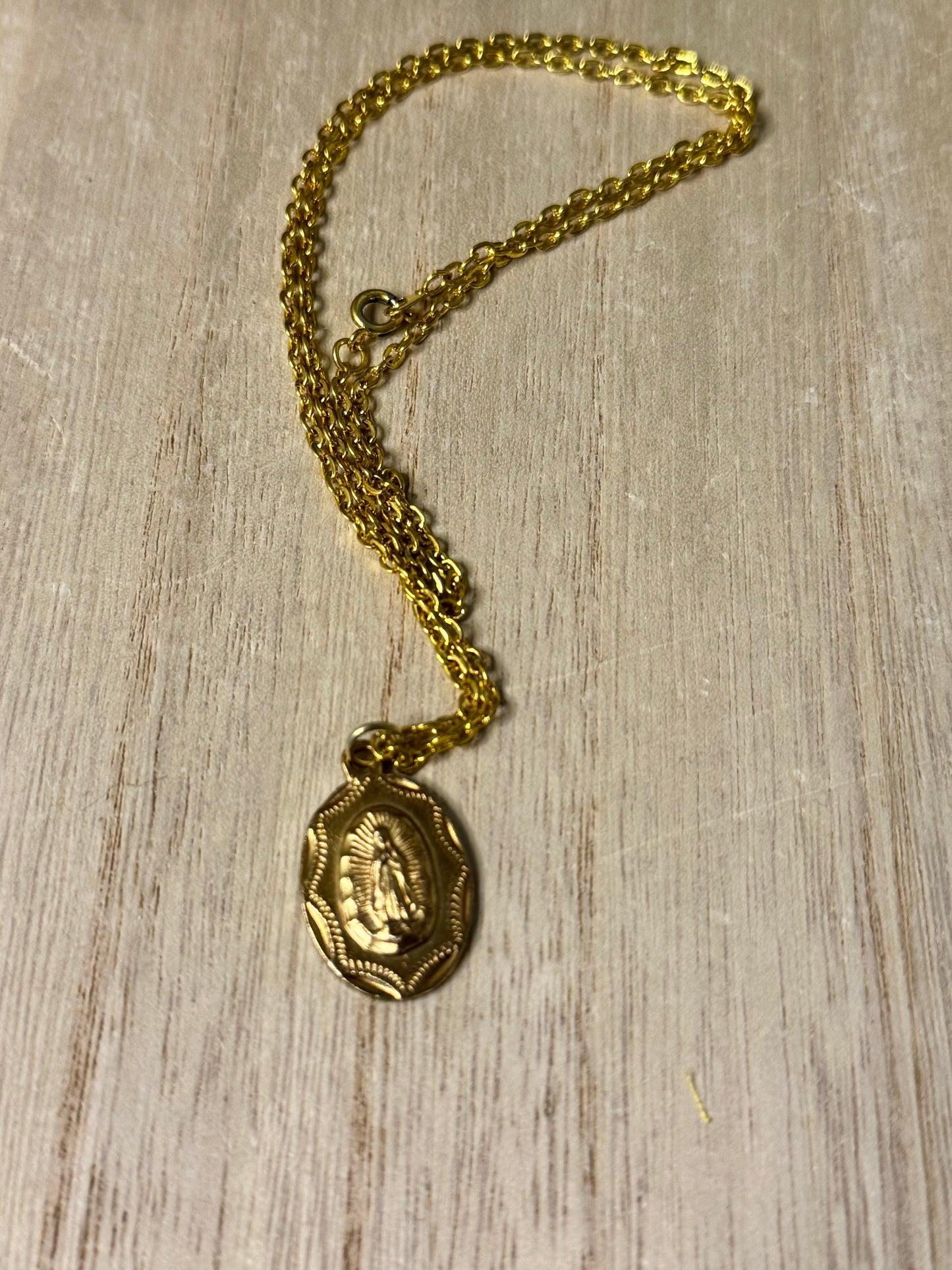 Our Lady of Guadalupe Necklace 20 inches