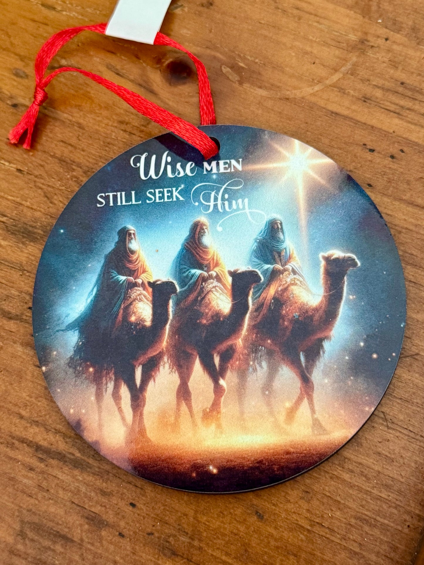Handmade 3-Inch Double-Sided Christmas Ornaments