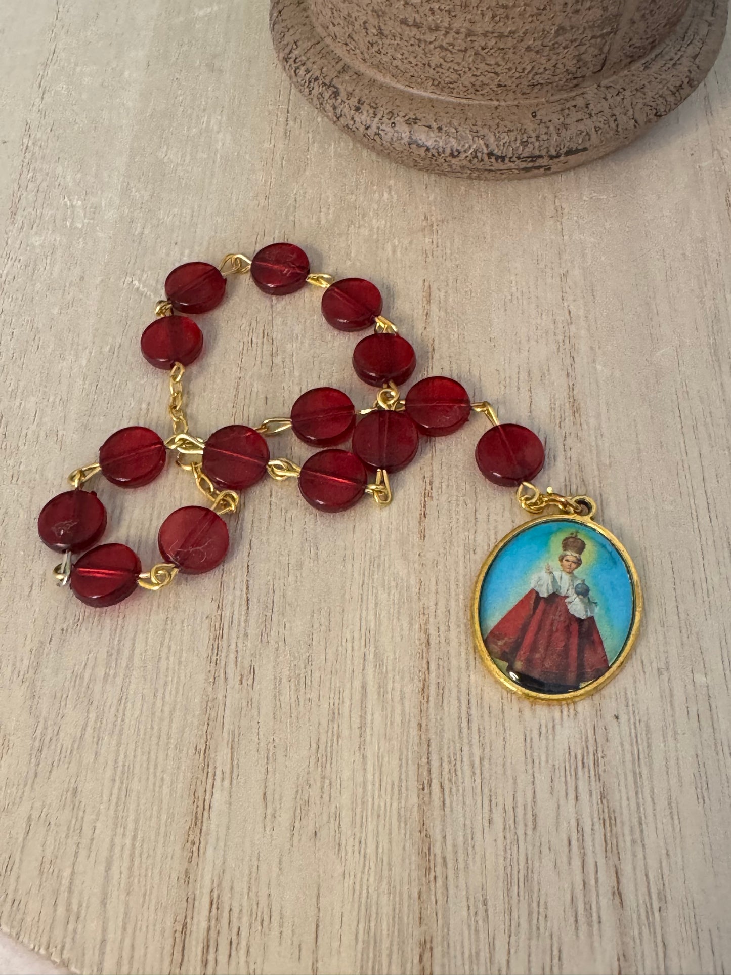 Single Decade Rosary – Child of Prague Medal