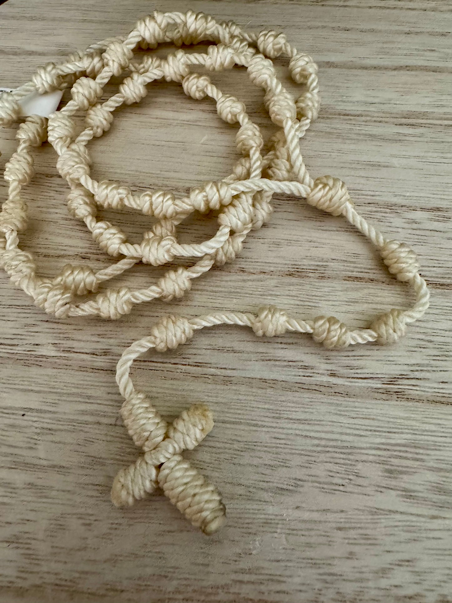 Handmade Rope Knotted Rosary * Various Colors*