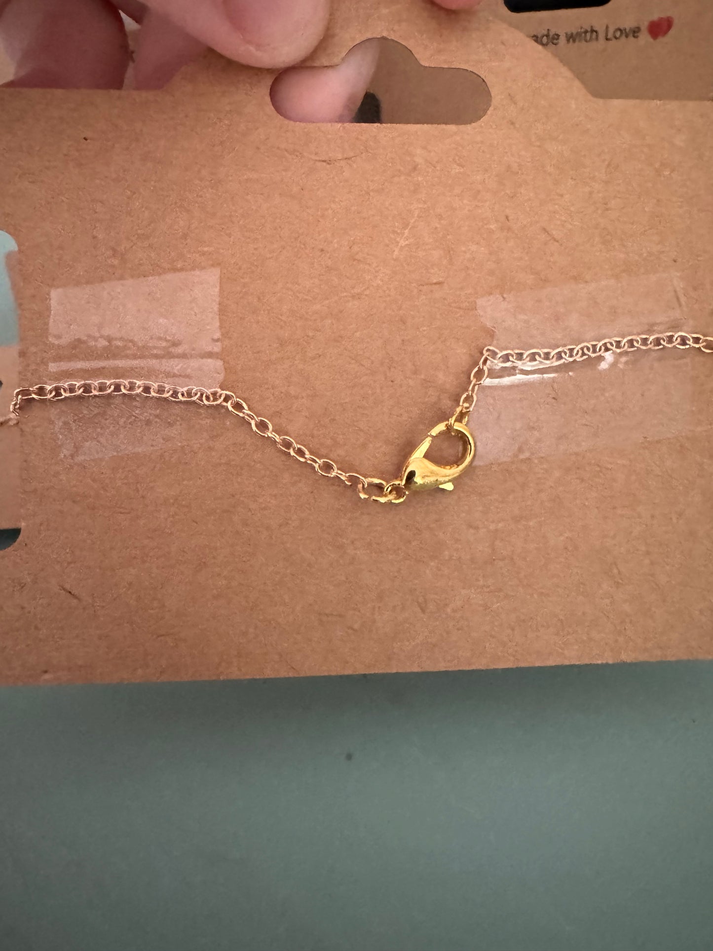Gold Cross Charm Bracelet