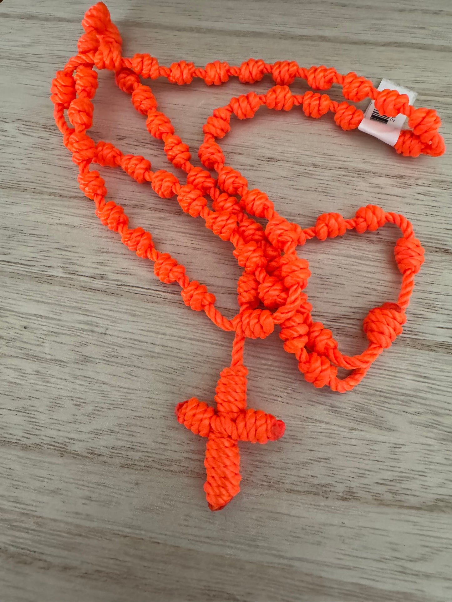 Handmade Rope Knotted Rosary * Various Colors*