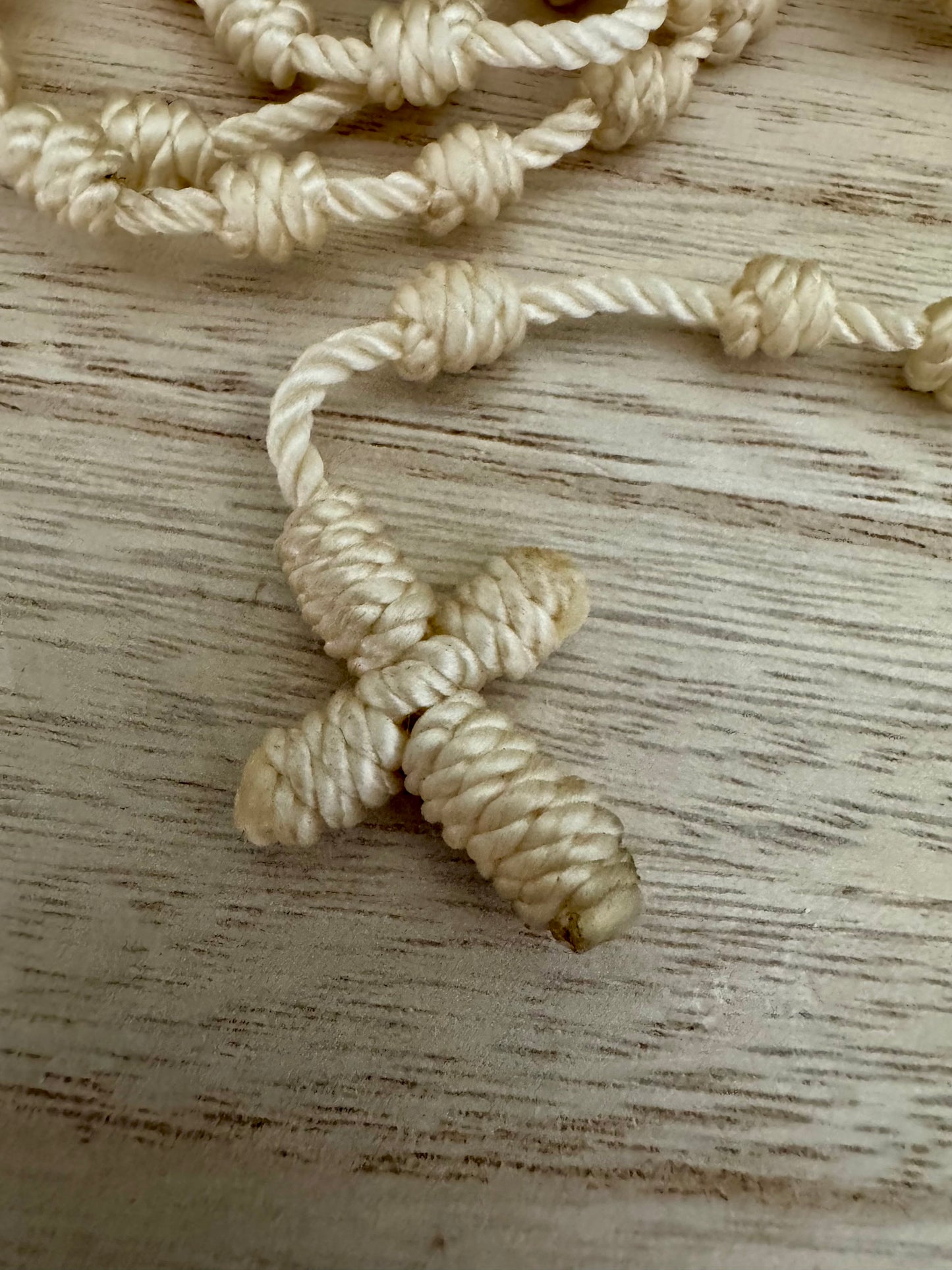 Handmade Rope Knotted Rosary * Various Colors*