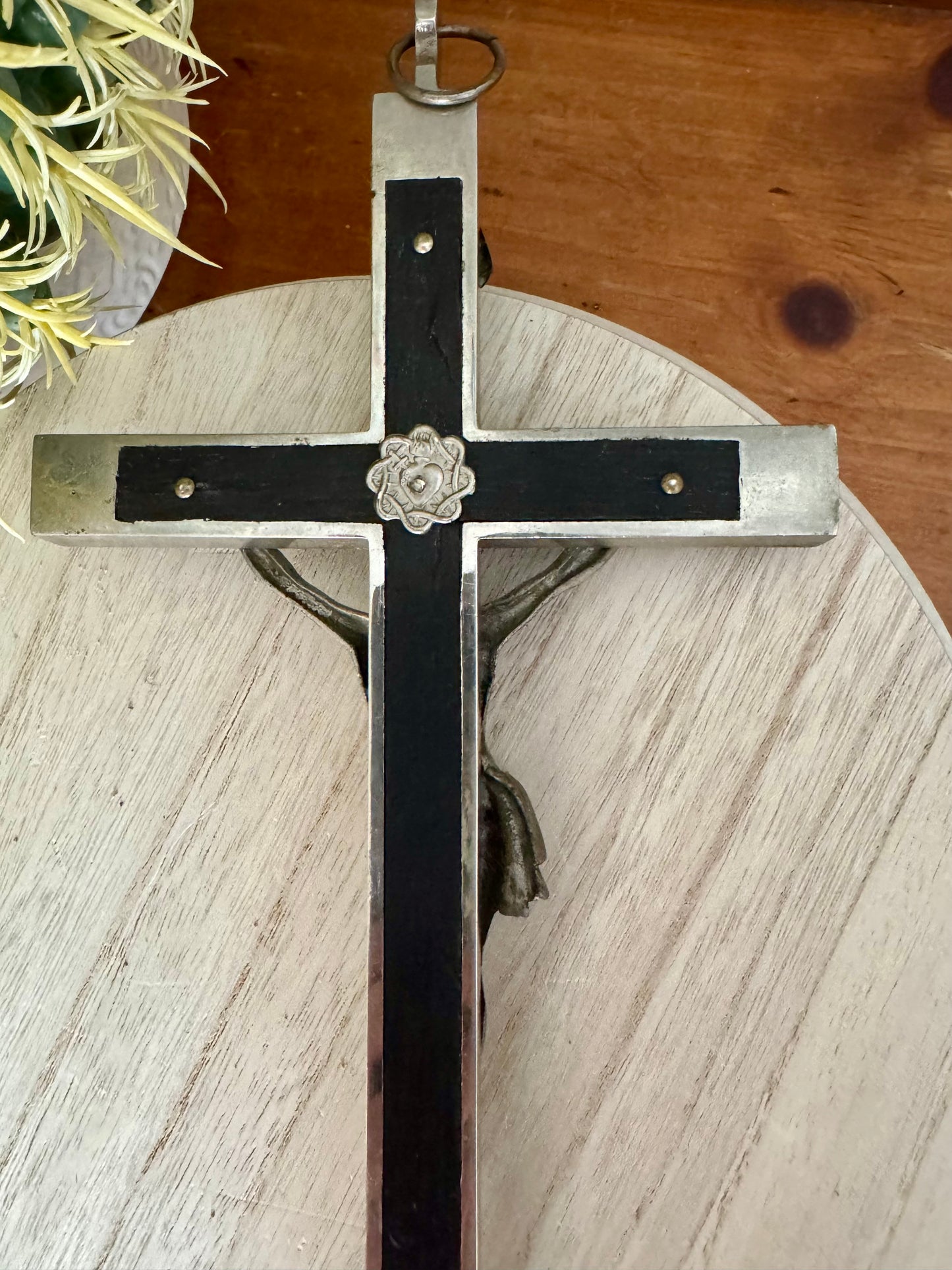 Vintage Memento Mori Crucifix – 10.5" x 5" | Heavy-Duty with Incredible Detail