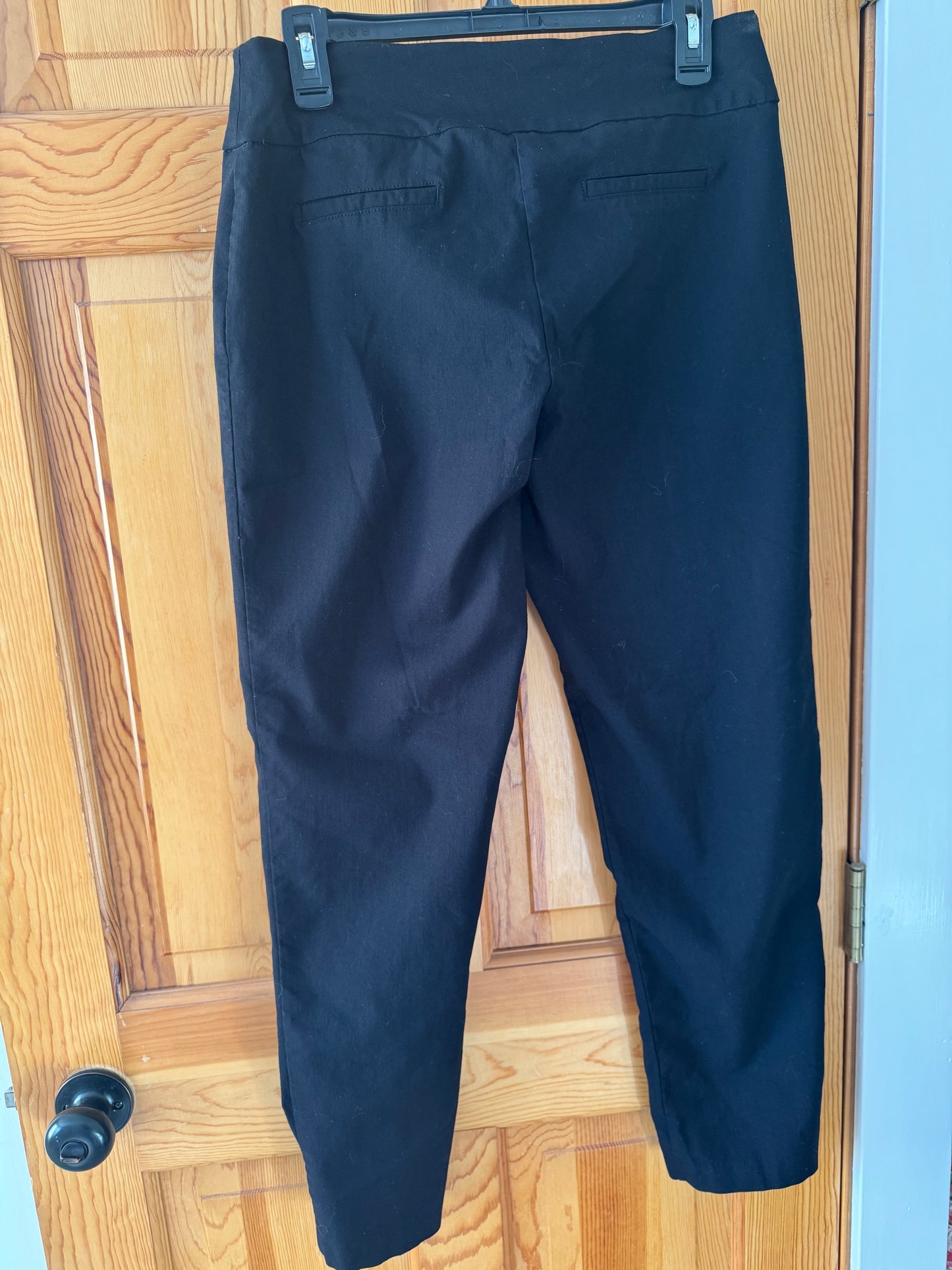 Lot of 2 Women’s Black Dress Pants Work Office Nicole Miller Zac & Rachel Preowned