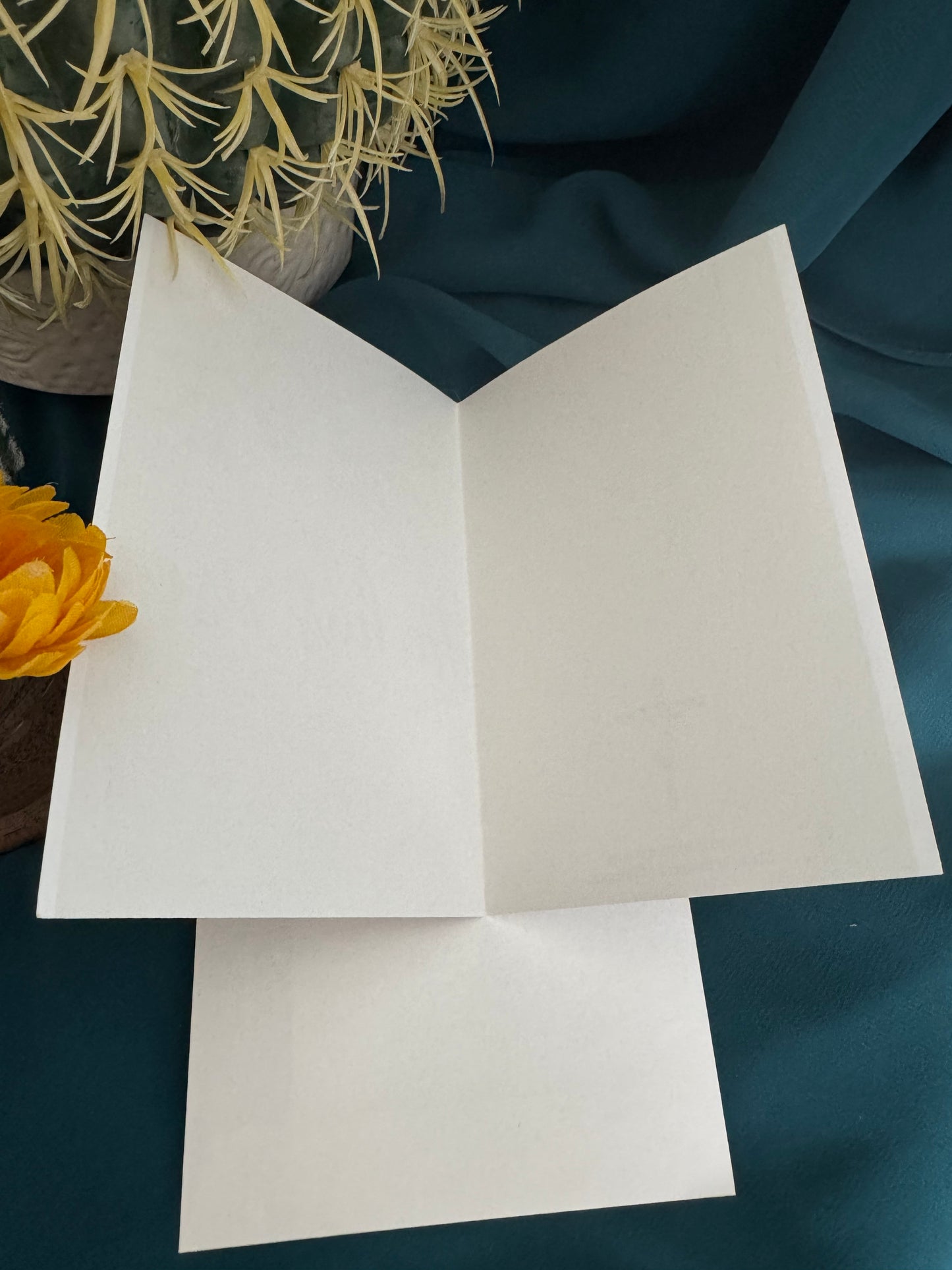Handmade Floral Easter Card – “He Has Risen”