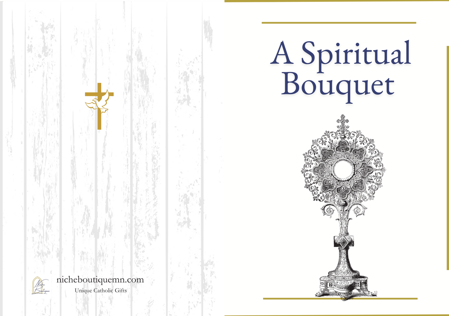 A Spiritual Bouquet Greeting Card