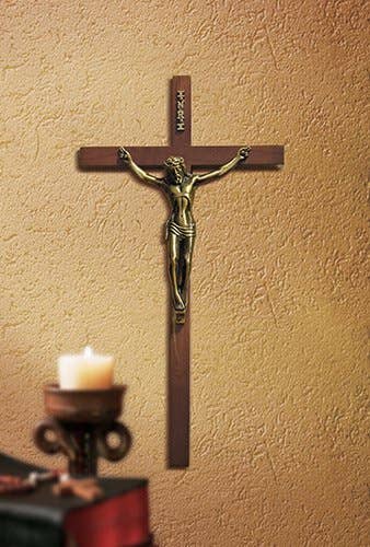 10-inch Chapel Maple Crucifix