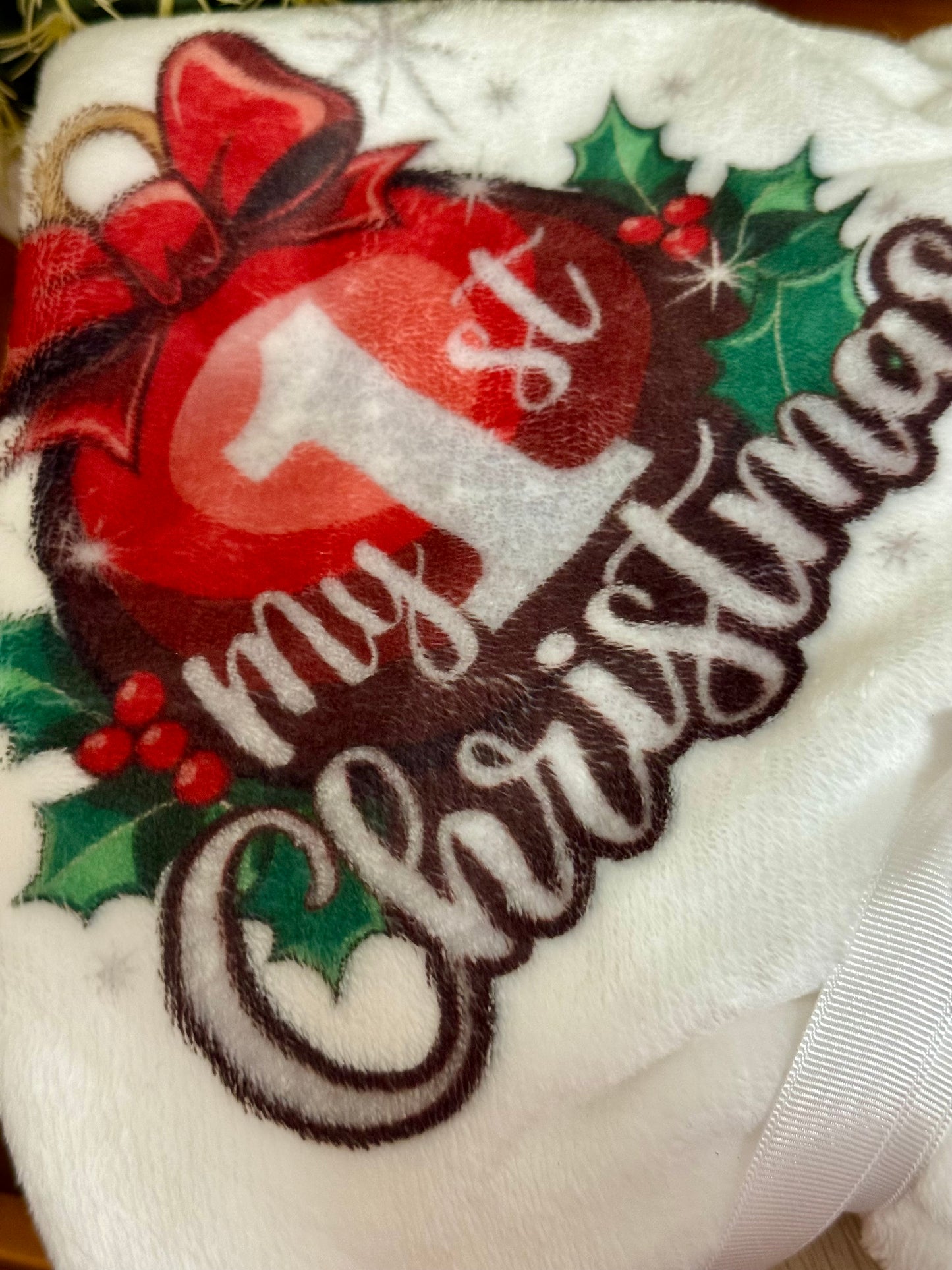 Baby First Christmas Blanket