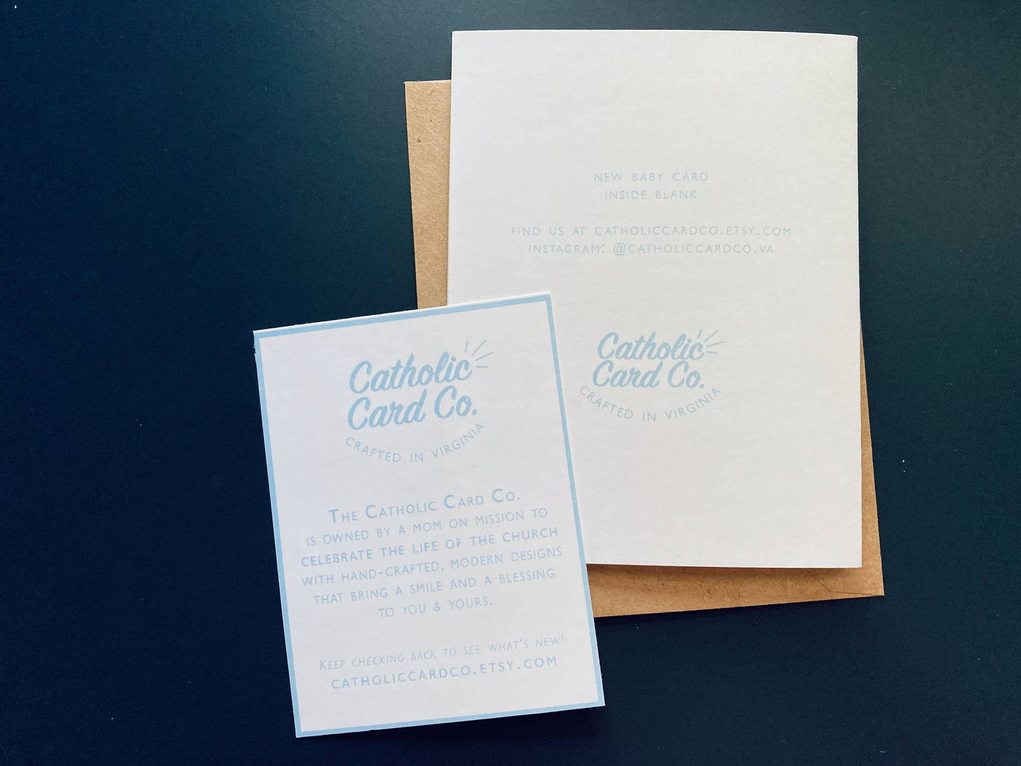 Cradle Catholic | Catholic New Baby Card