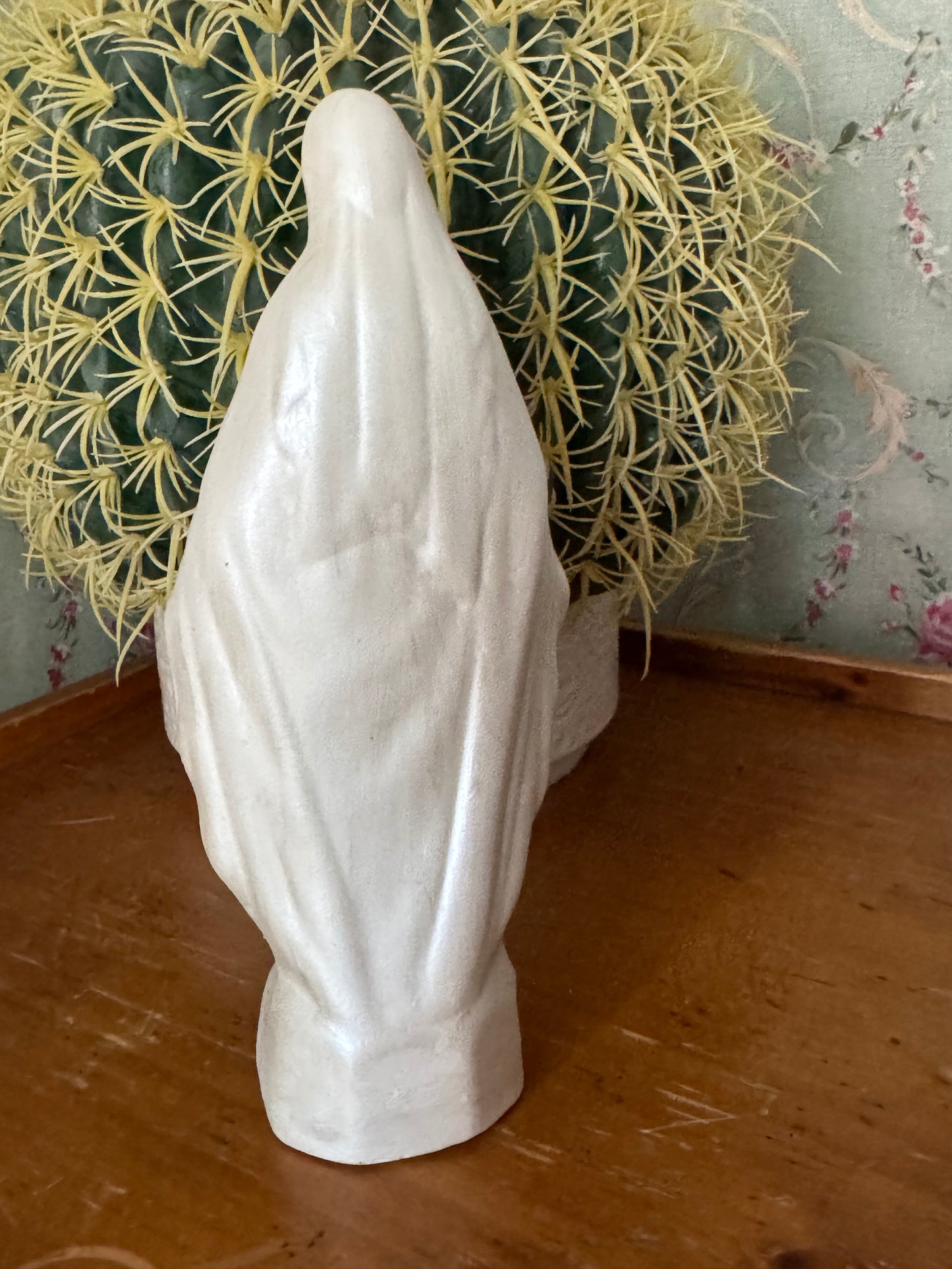 Vintage Hand-Painted Ceramic Our Lady of the Rockies Figurine