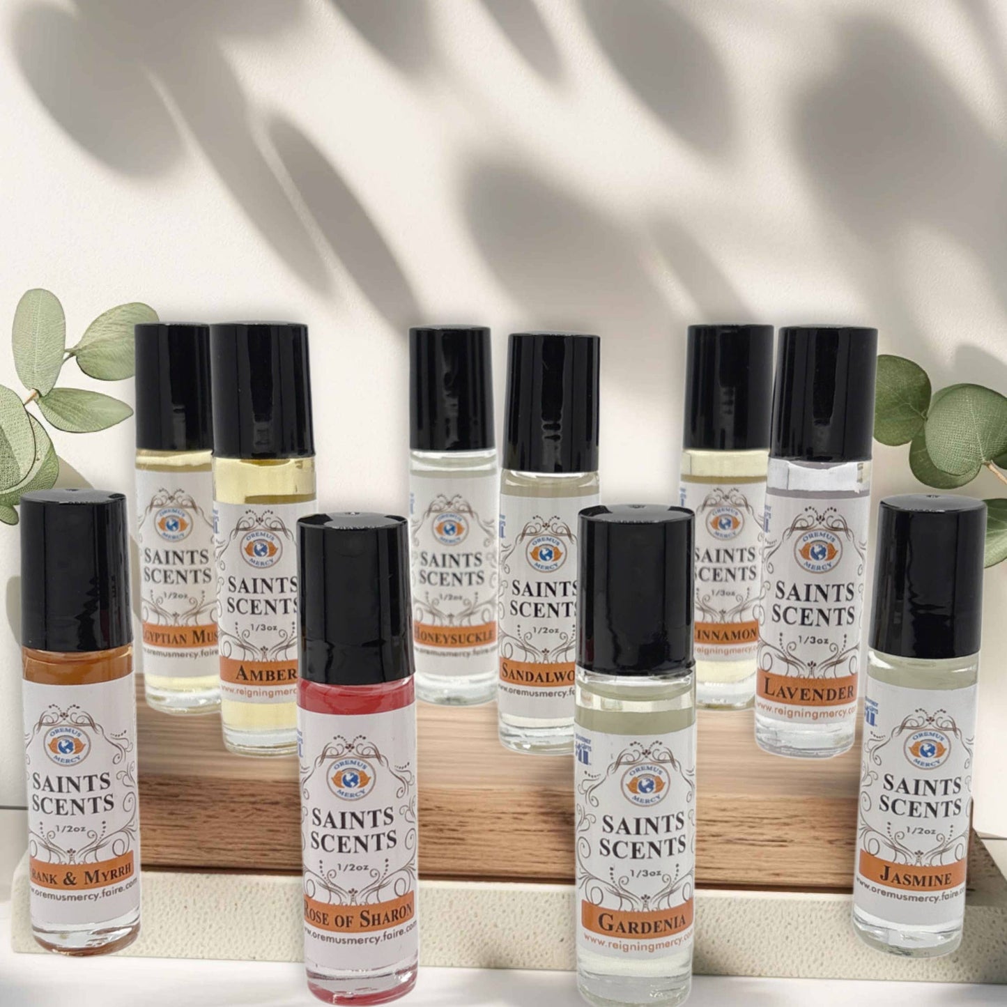 Frankincense & Myrrh Essential Oil Roll-On – 100% Natural