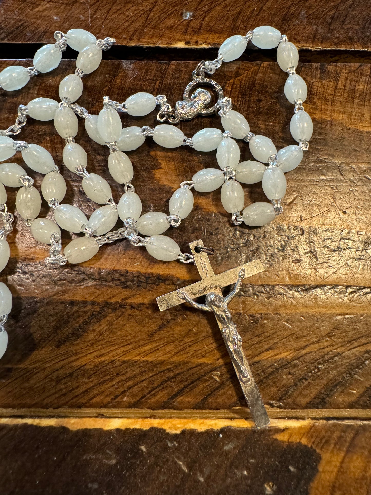 Cloudy White Rosary