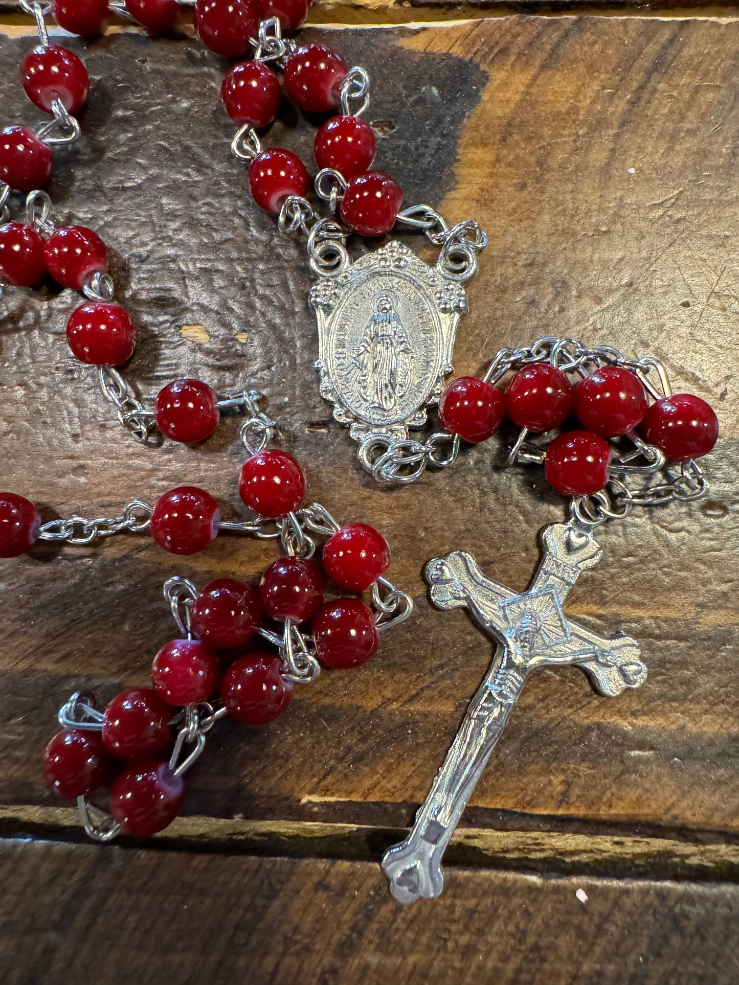 Red Heart Rosary