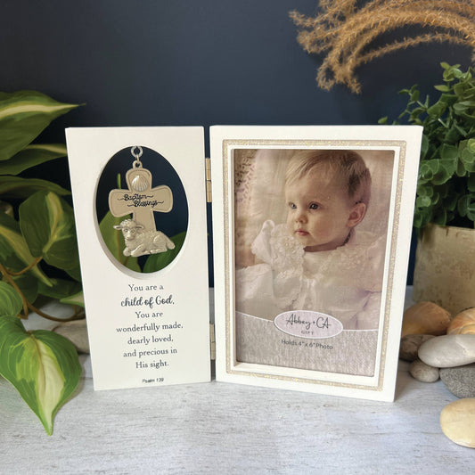 Catholic Baptism Picture Frame – Baby Baptism Keepsake Gift