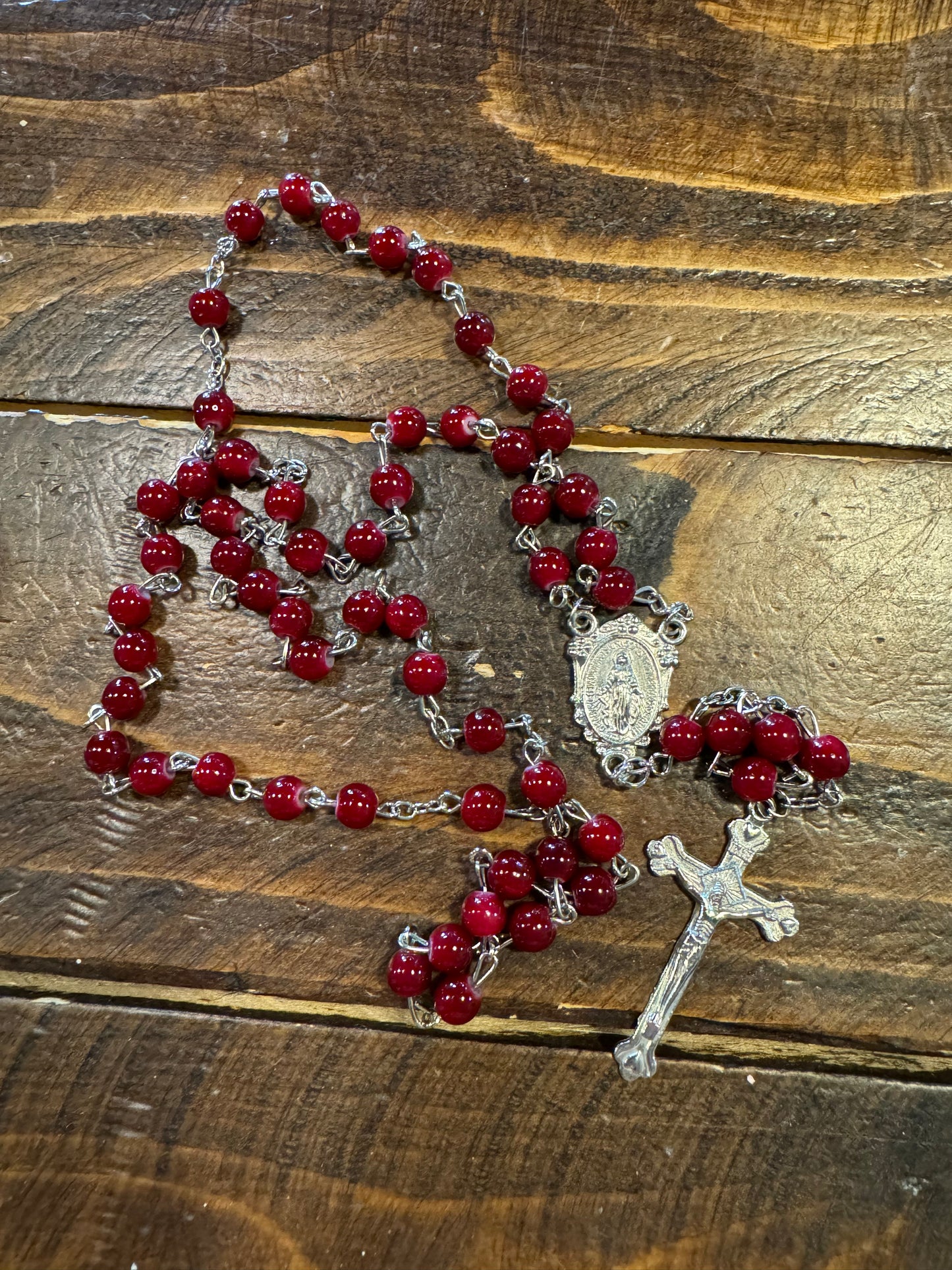 Red Heart Rosary