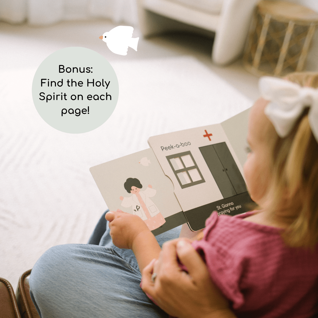 Peek-a-Boo Saints 2 – Interactive Catholic Board Book for Kids