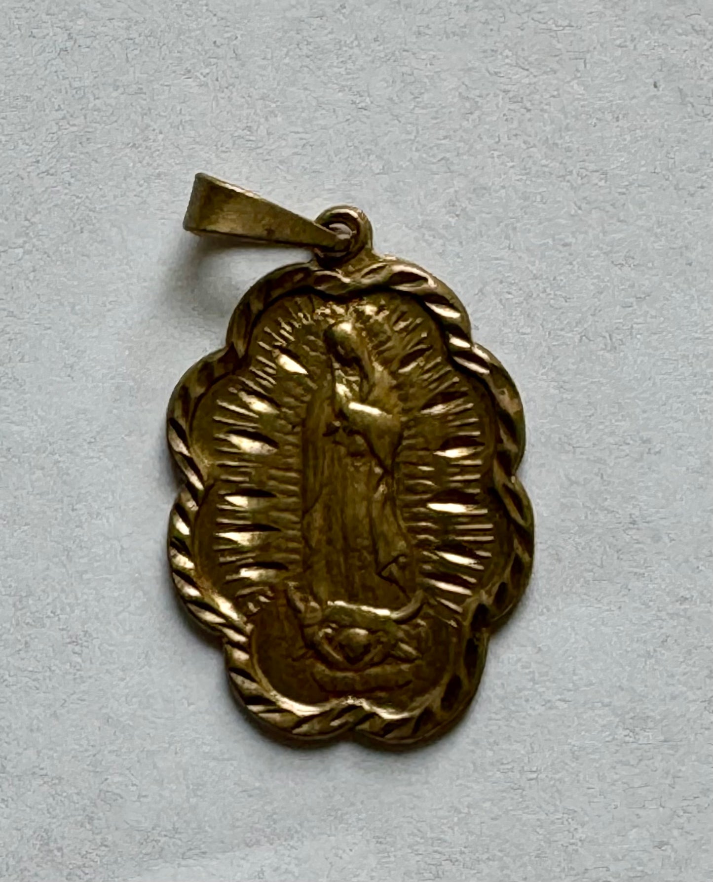 Antique Our Lady of Guadalupe Medal