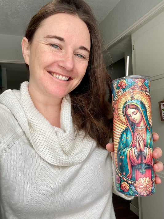 Our Lady of Guadalupe 20oz Stainless Steel Tumbler