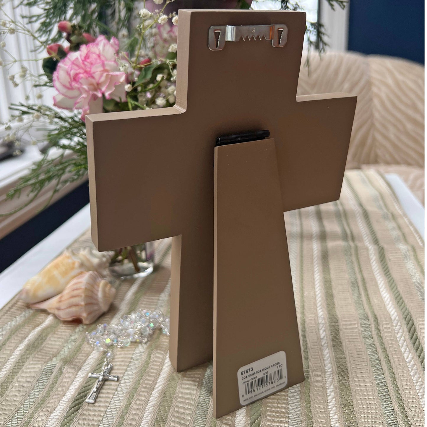 Catholic Confirmation Cross – Religious Keepsake Gift with Dove