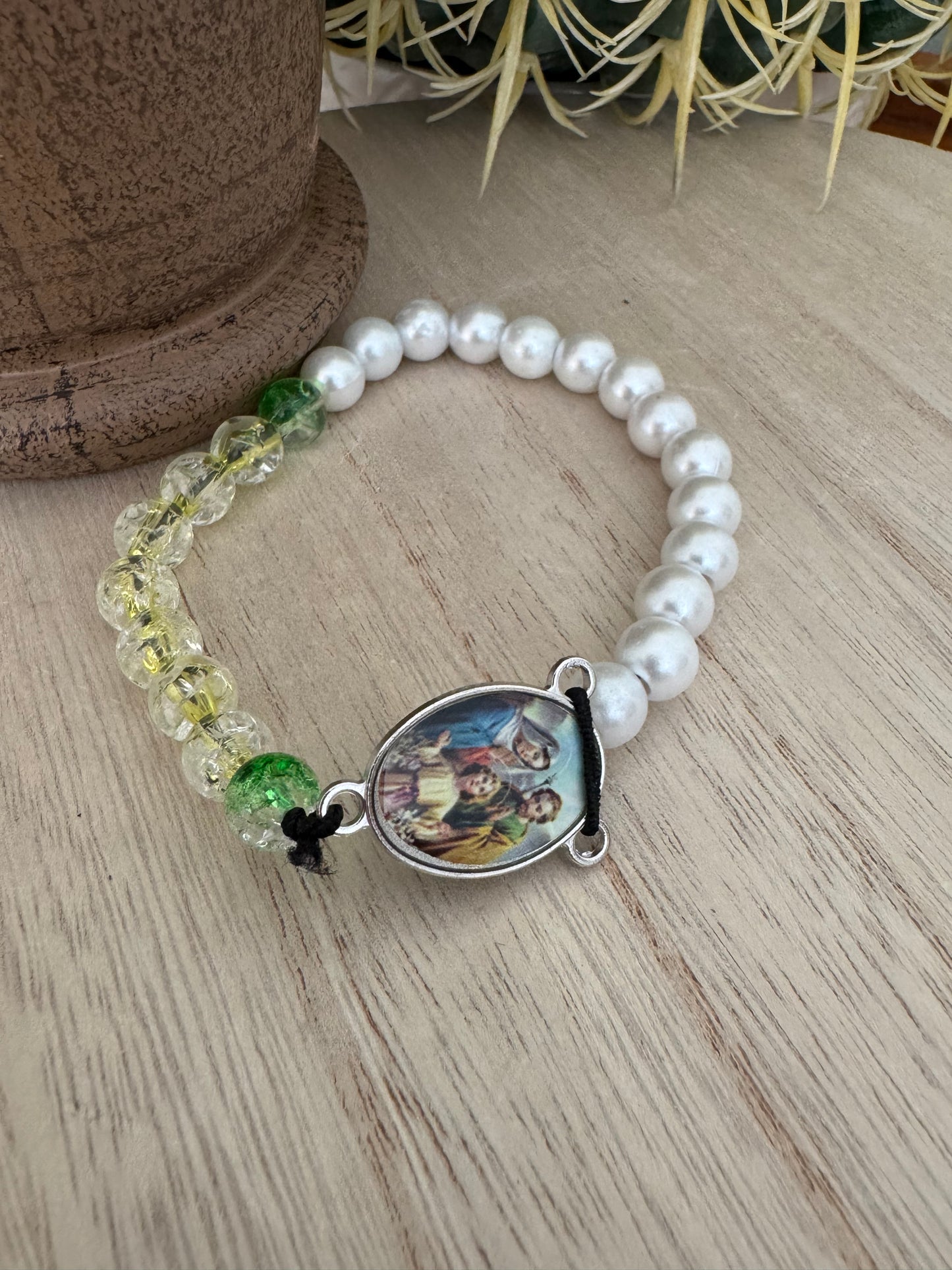 Holy Family Stretch Bracelet