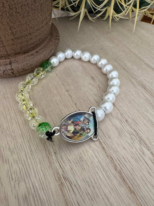 Holy Family Stretch Bracelet