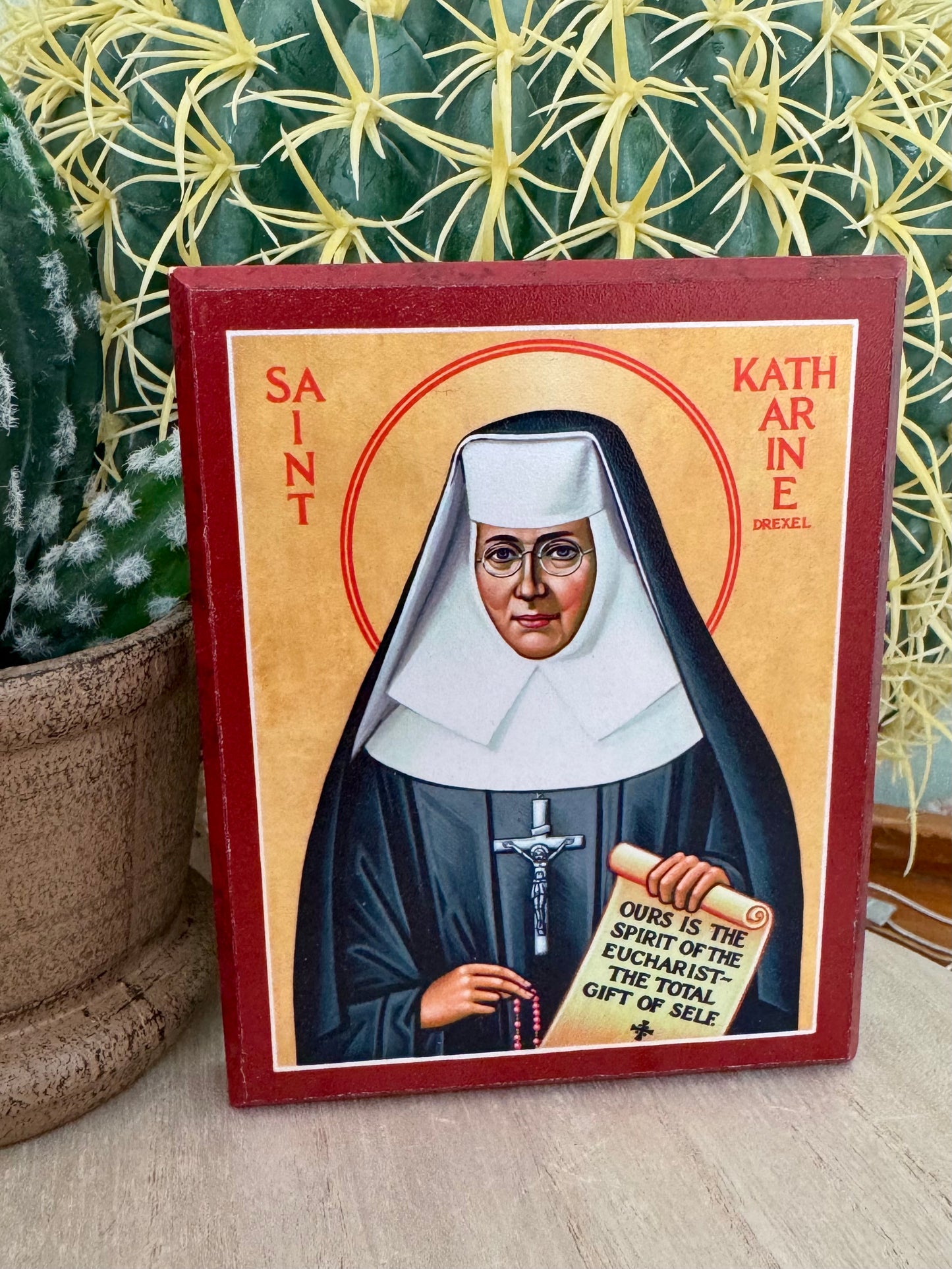Saint Katharine Drexel Icon – “Ours is the spirit of the Eucharist: the total gift of self”