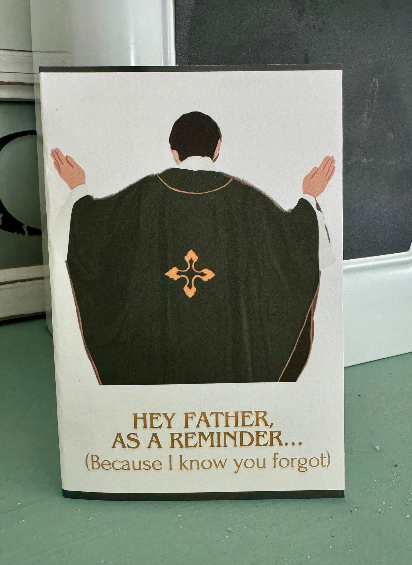 Priest Reminder Greeting Card