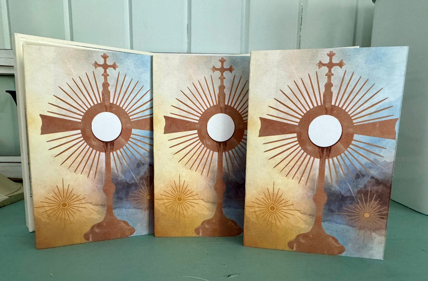 Watercolor Monstrance Greeting Card 3 pack