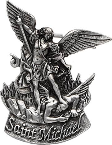 Saint Michael Visor Clip – Catholic Car Gift &amp; Protection for Drivers