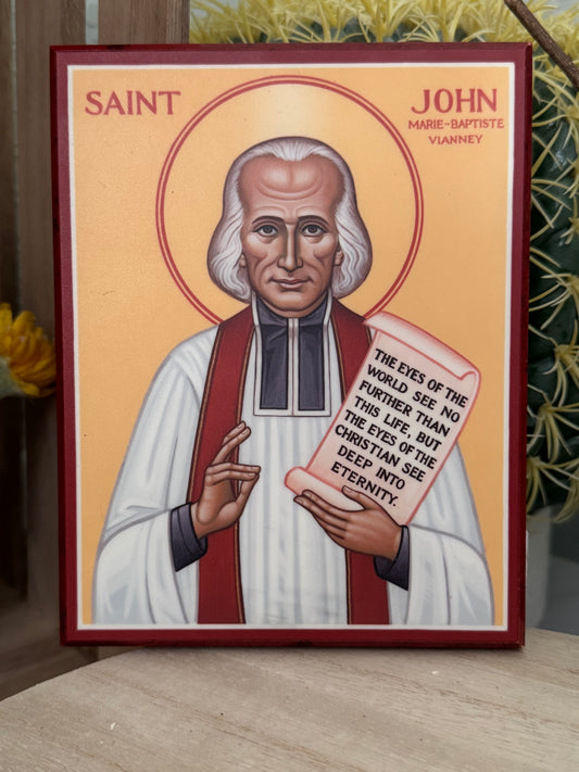 Saint John Marie-Baptiste Vianney Icon – Monastery Icons