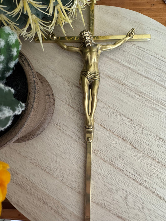 Gold Colored Crucifix