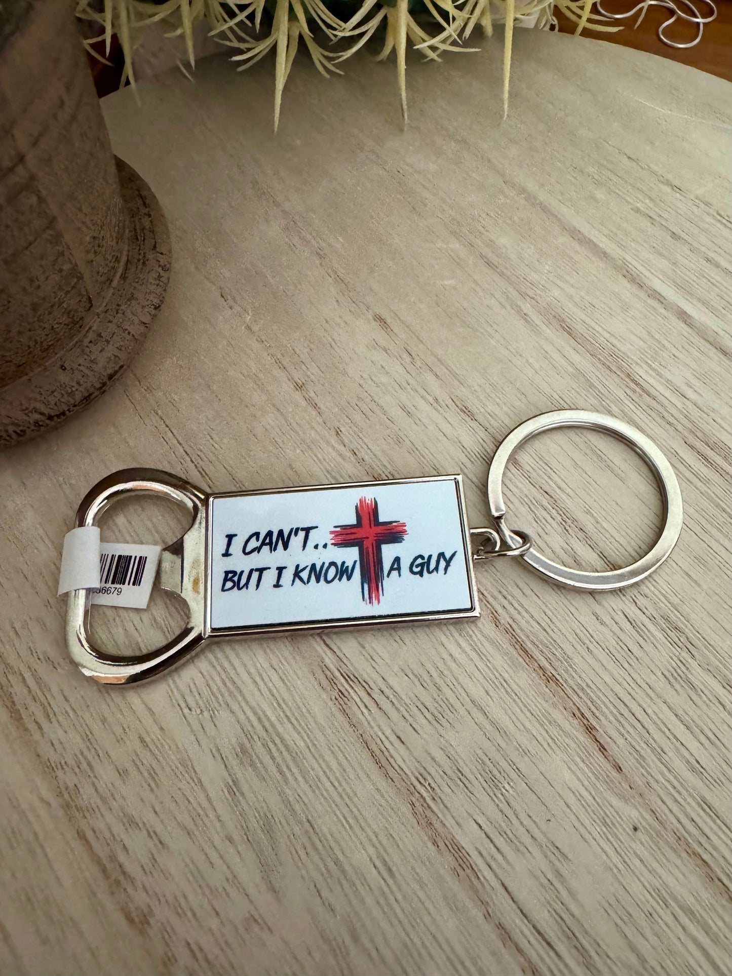 Metal Bottle Opener with Key Ring