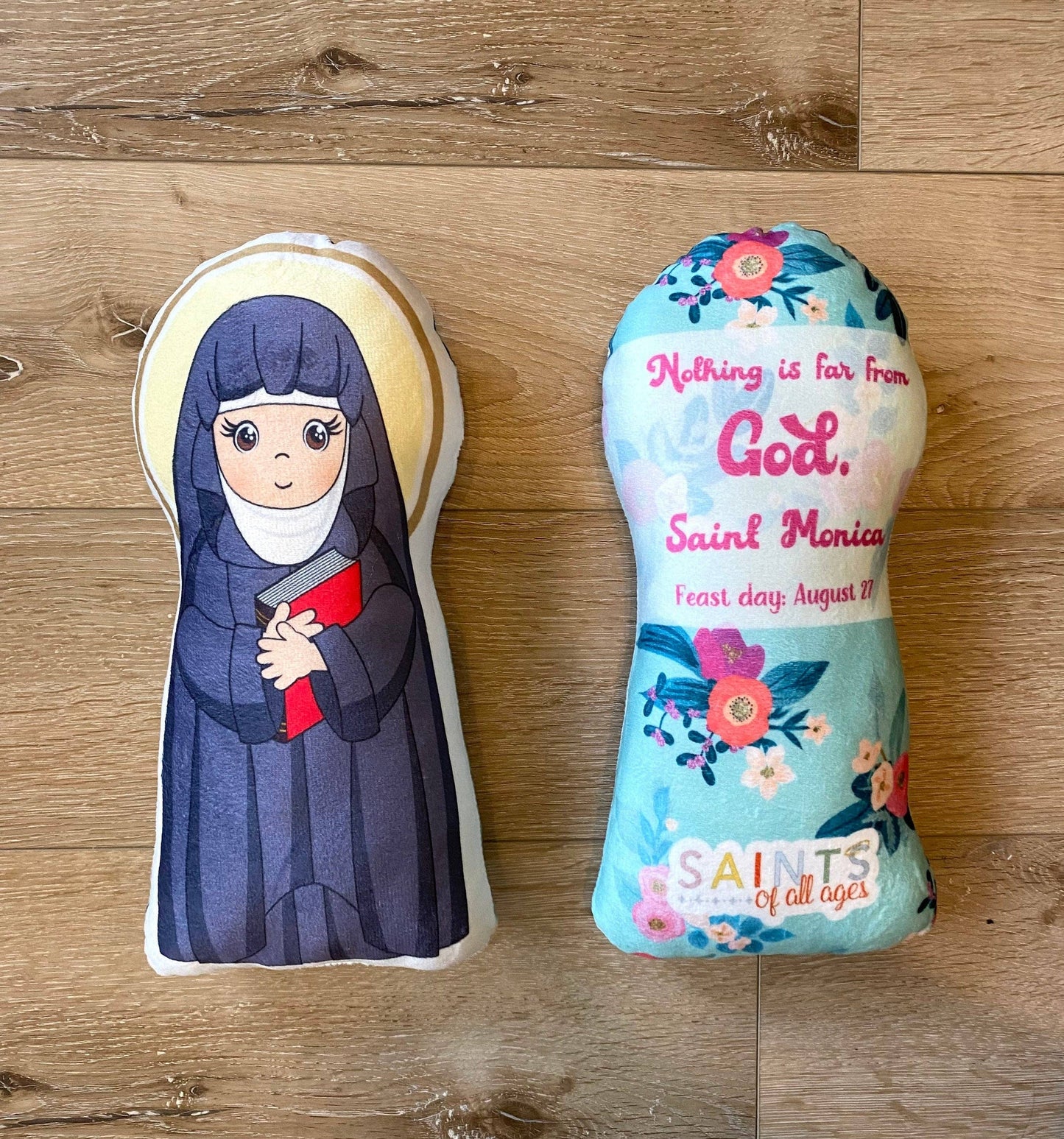 Adorable St. Monica Plush Doll – Soft, Cuddly, and Full of Faith!