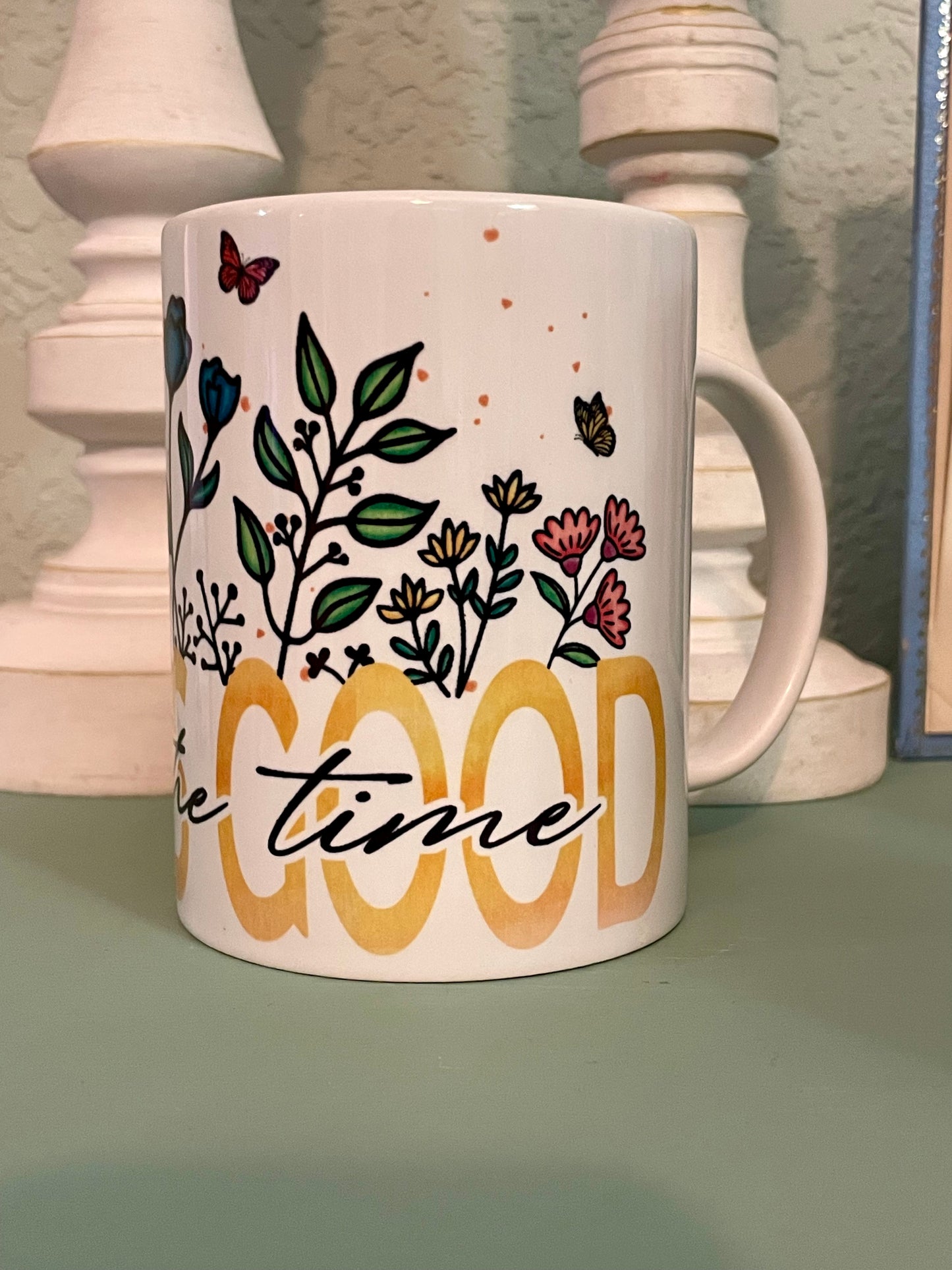 God is good, All the time! 15oz Coffee Mug