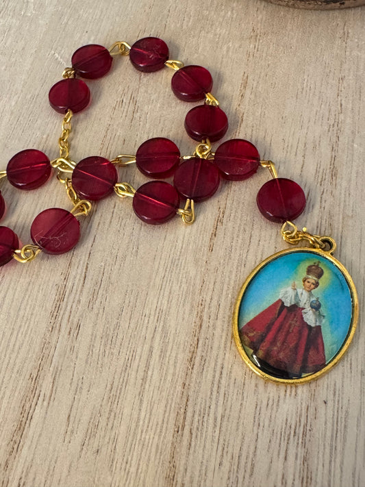 Single Decade Rosary – Child of Prague Medal