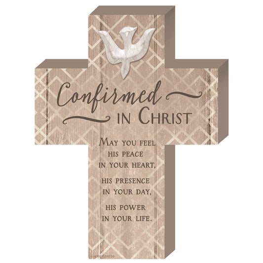 Catholic Confirmation Cross – Religious Keepsake Gift with Dove