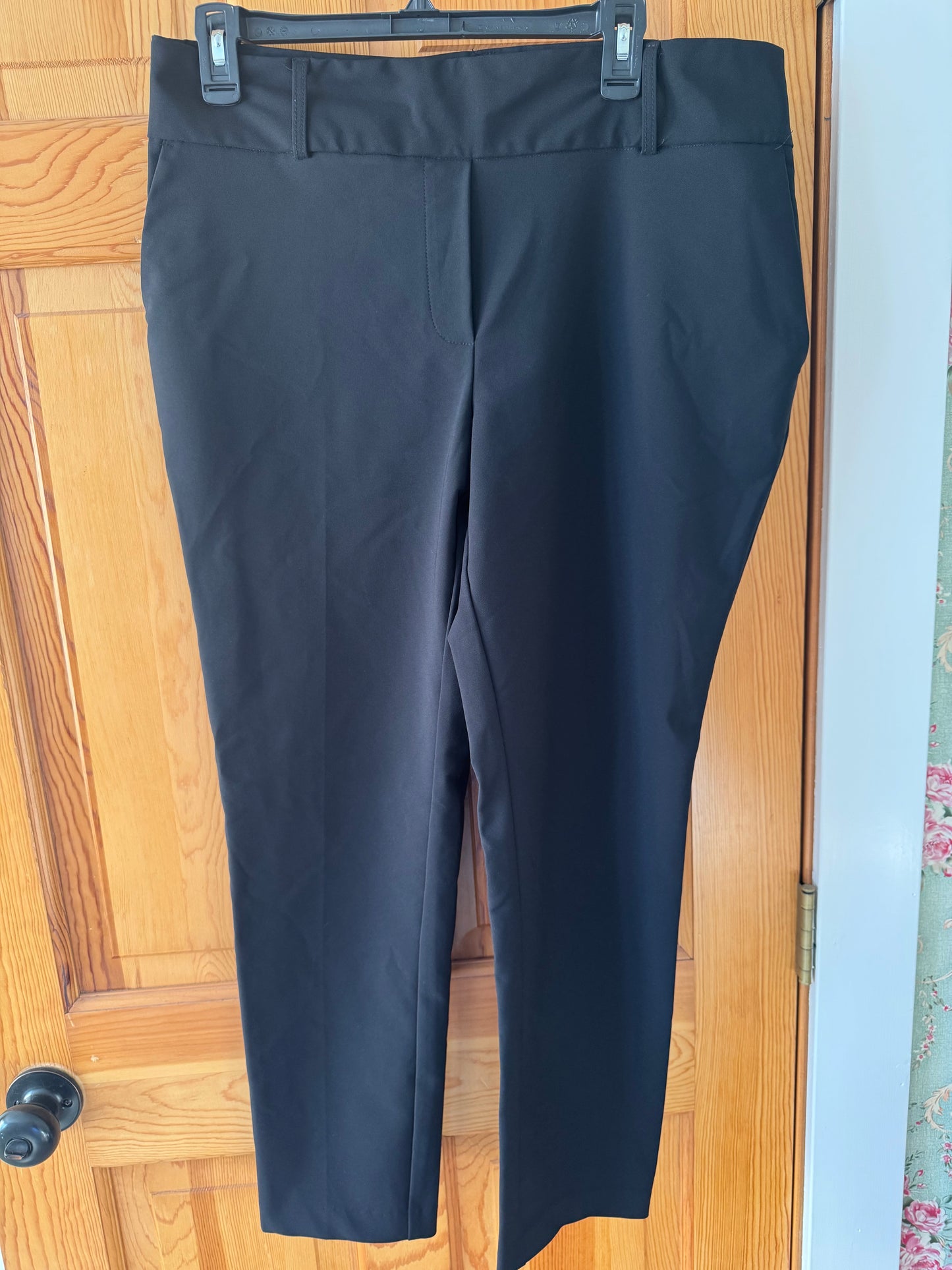 Lot of 2 Women’s Black Dress Pants Work Office Nicole Miller Zac & Rachel Preowned