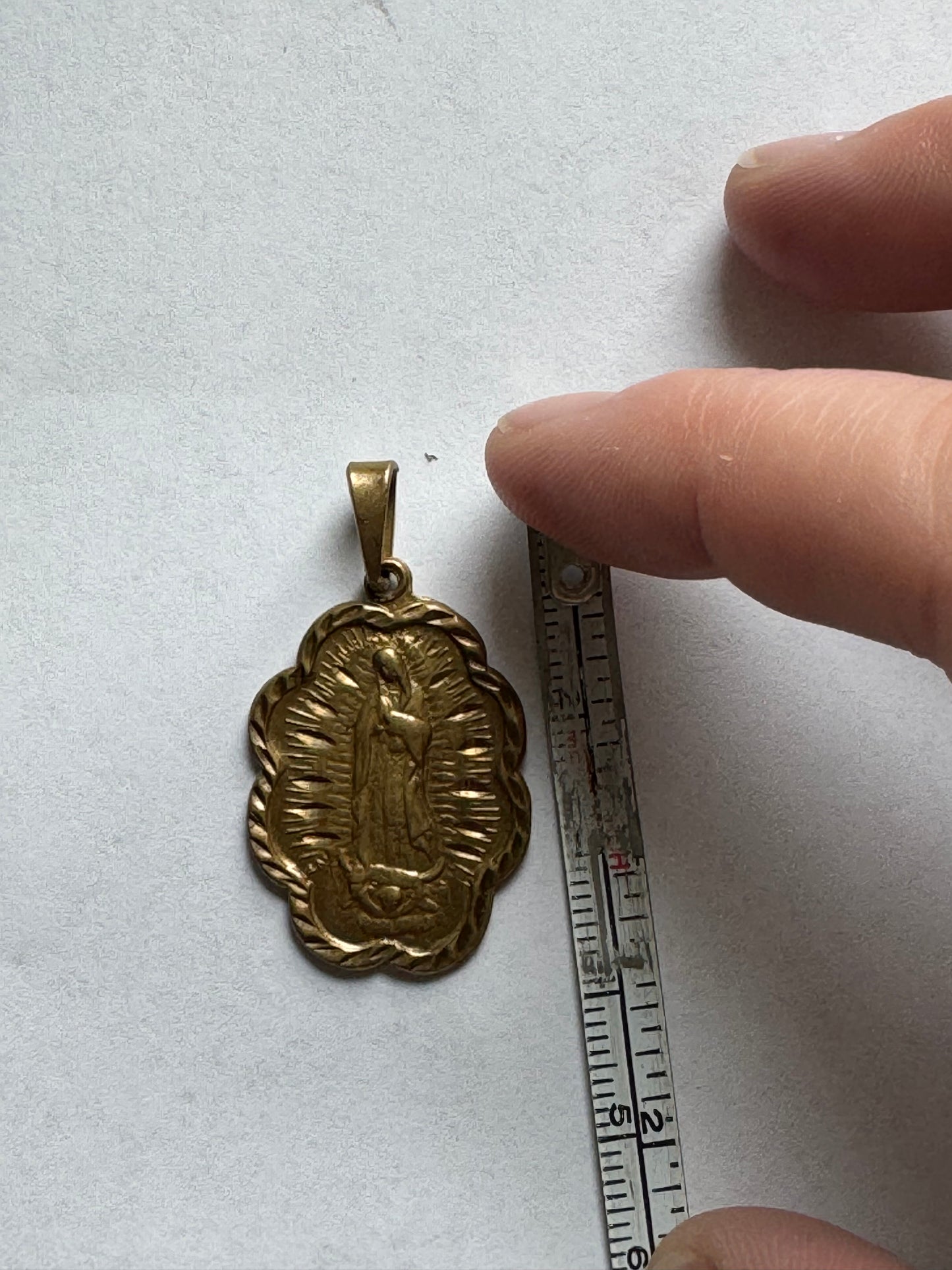 Antique Our Lady of Guadalupe Medal