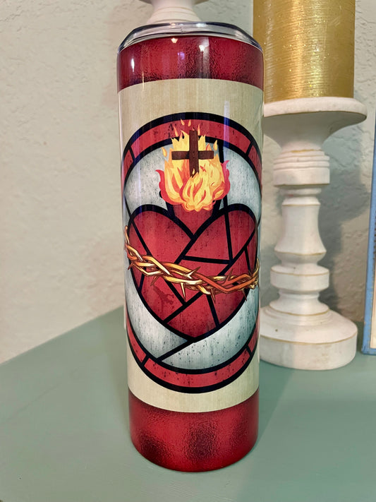 Sacred Heart of Jesus 20oz Stainless Steel Tumbler