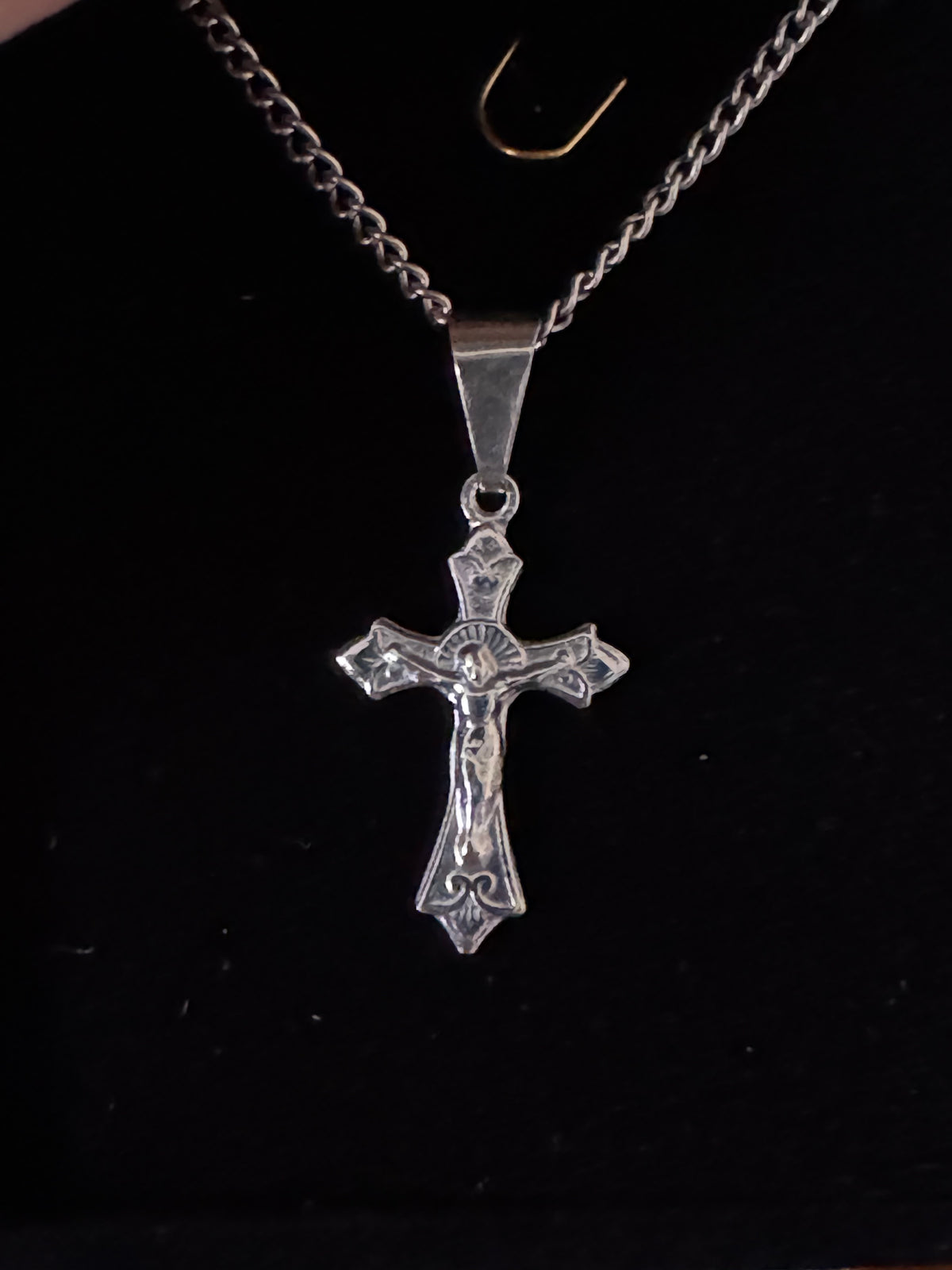 Stainless Steel Crucifix Necklace